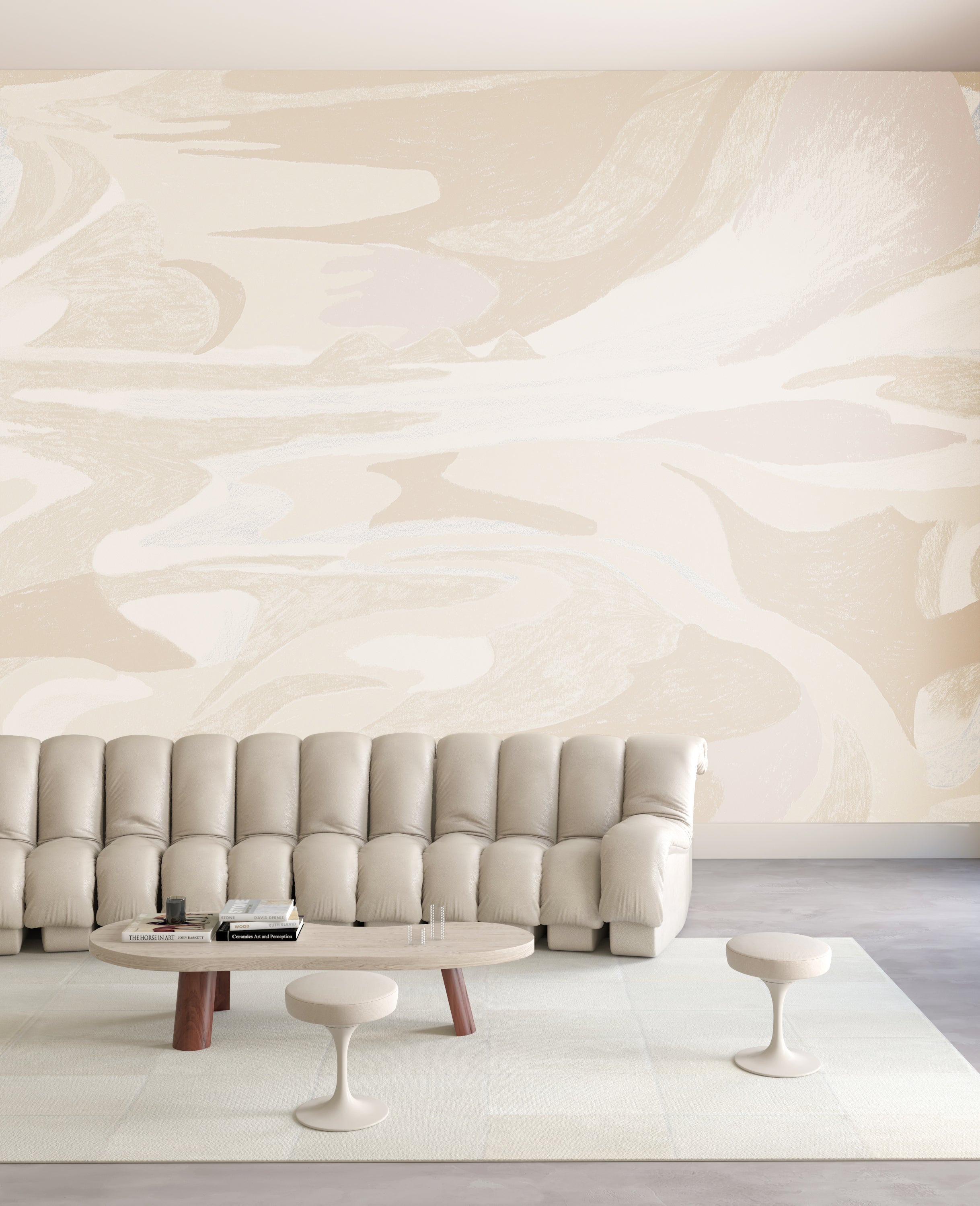 American Landscape© Mural Wallpaper in creme