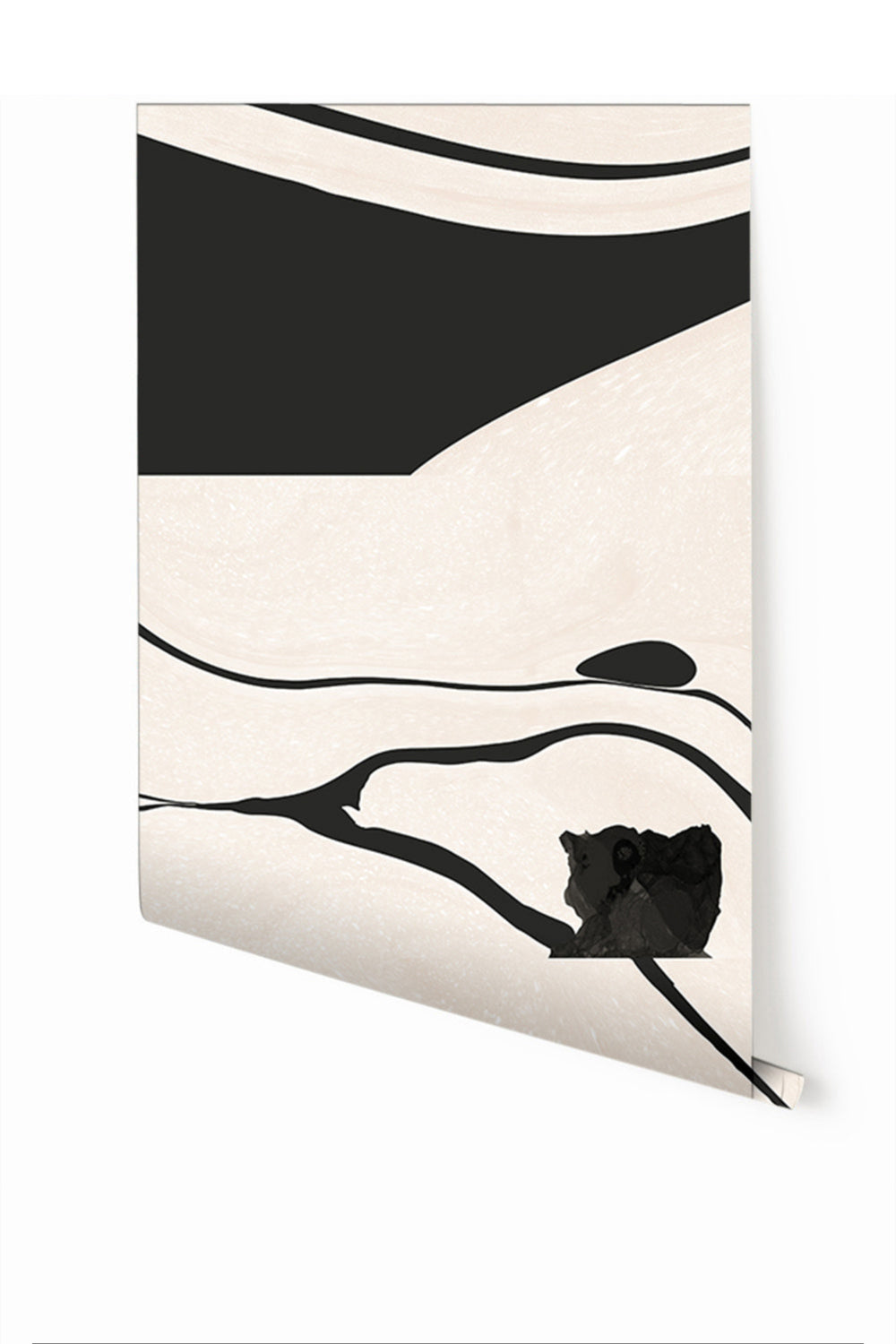 Magma© Wallpaper in Ebony