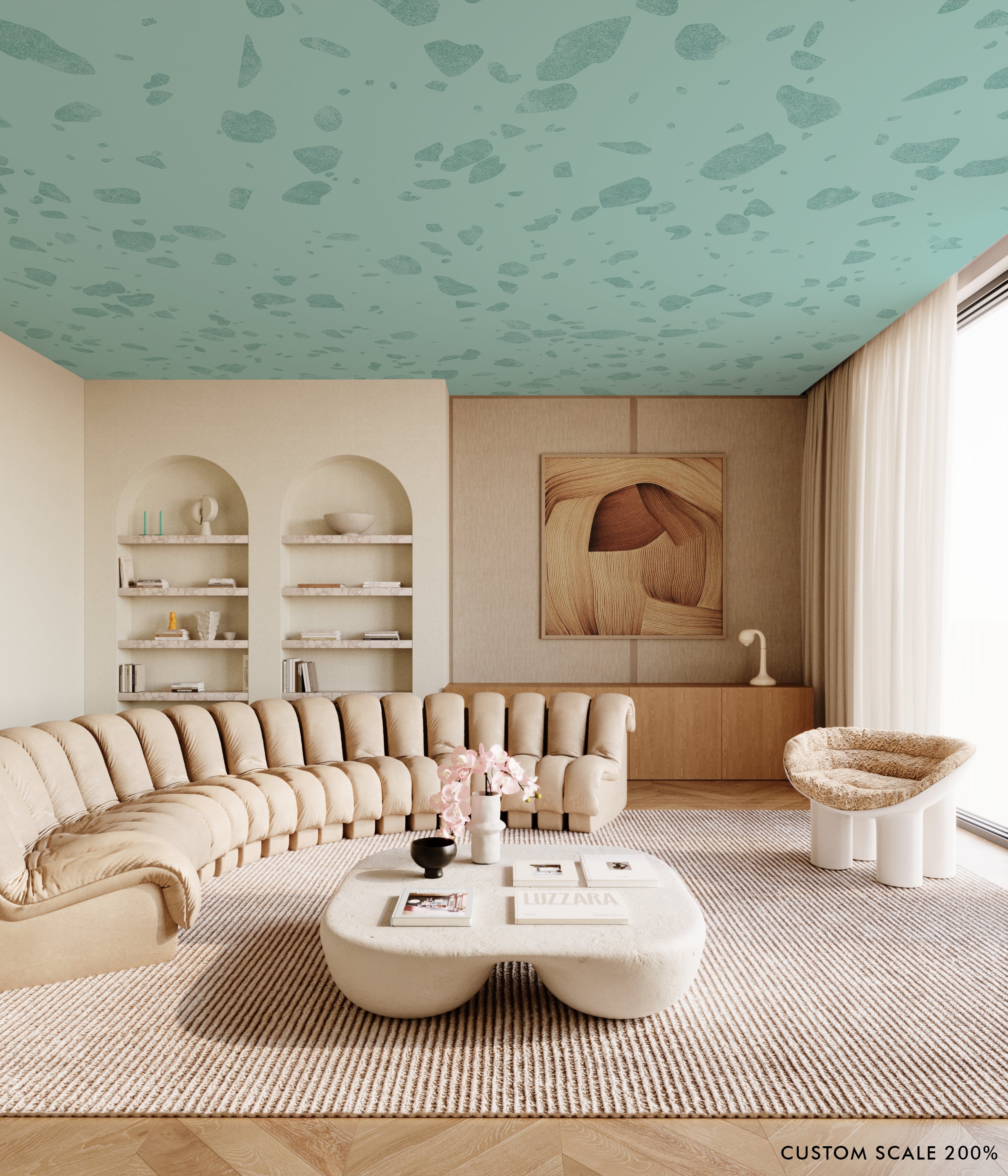 Terrazzo II© Wallpaper in Caribbean