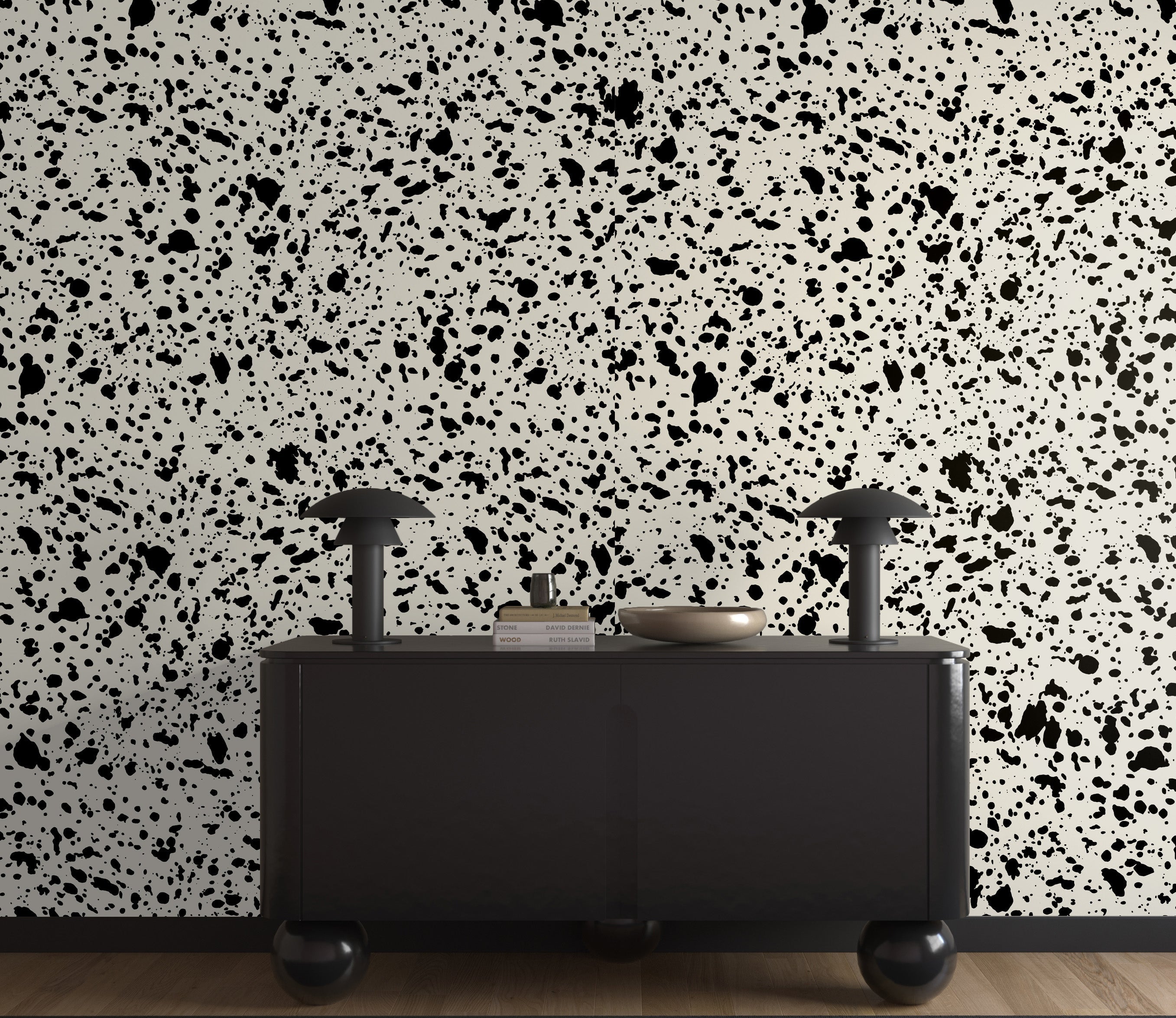 Appaloosa© Mural Wallpaper in Alabaster
