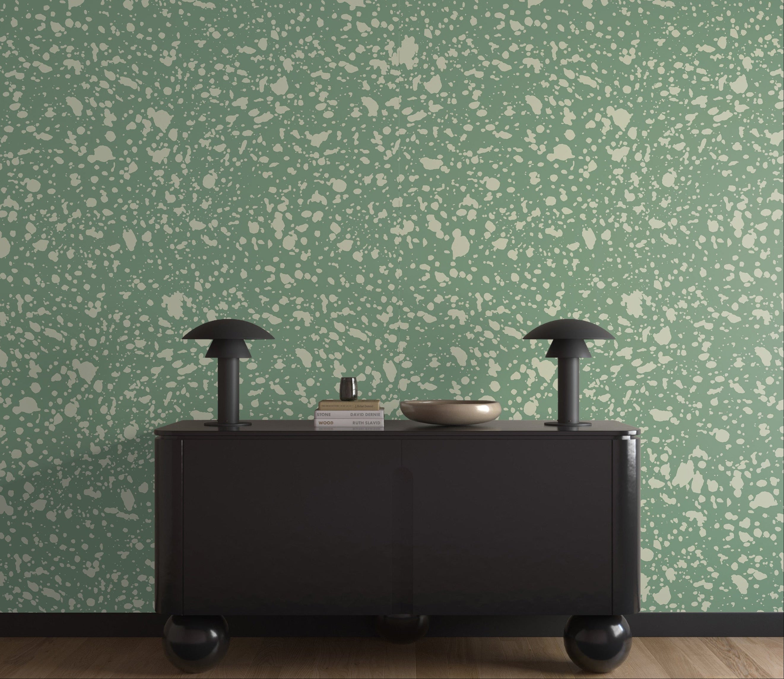 Appaloosa© Mural Wallpaper in Aloe