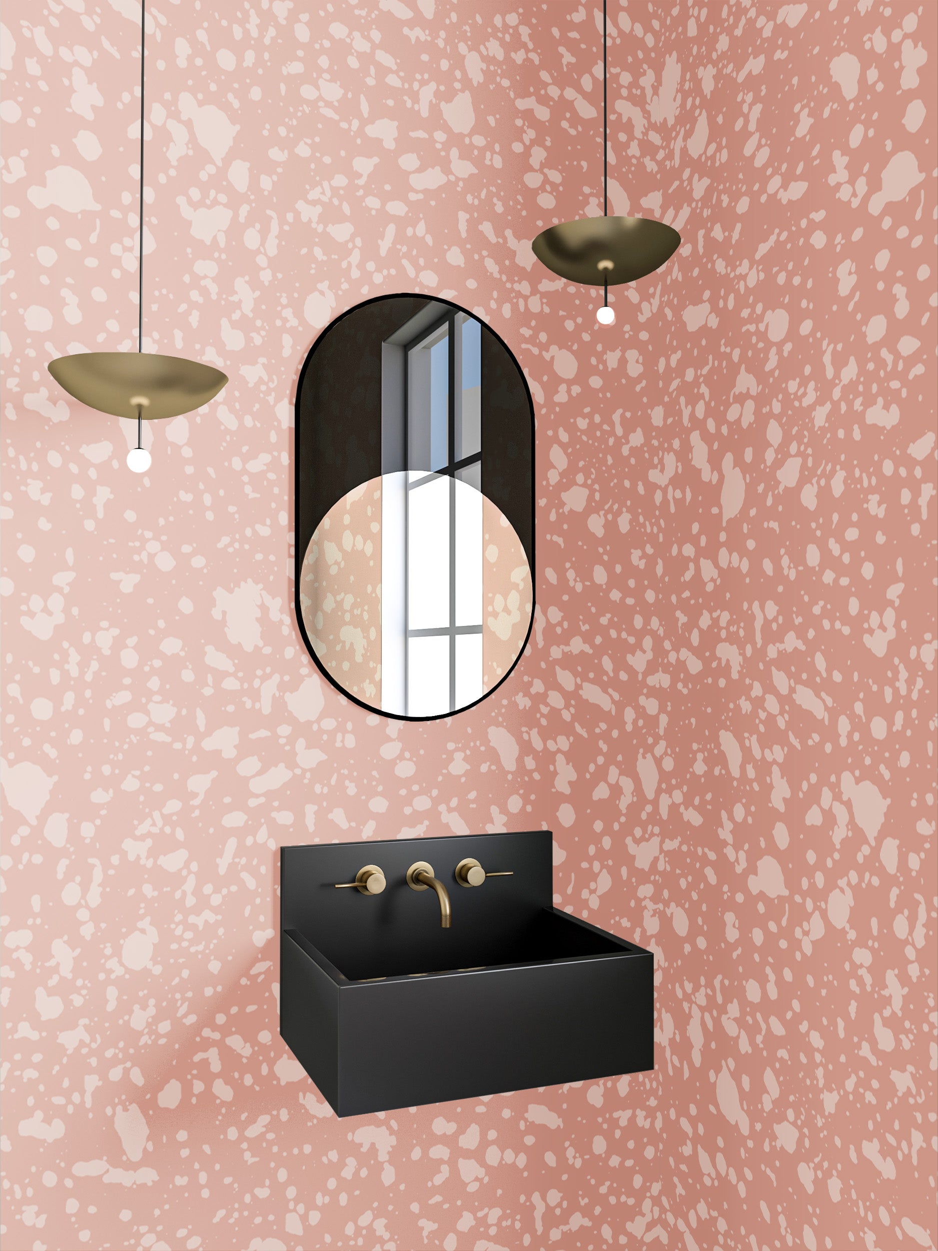 Appaloosa© Mural Wallpaper in Azalea