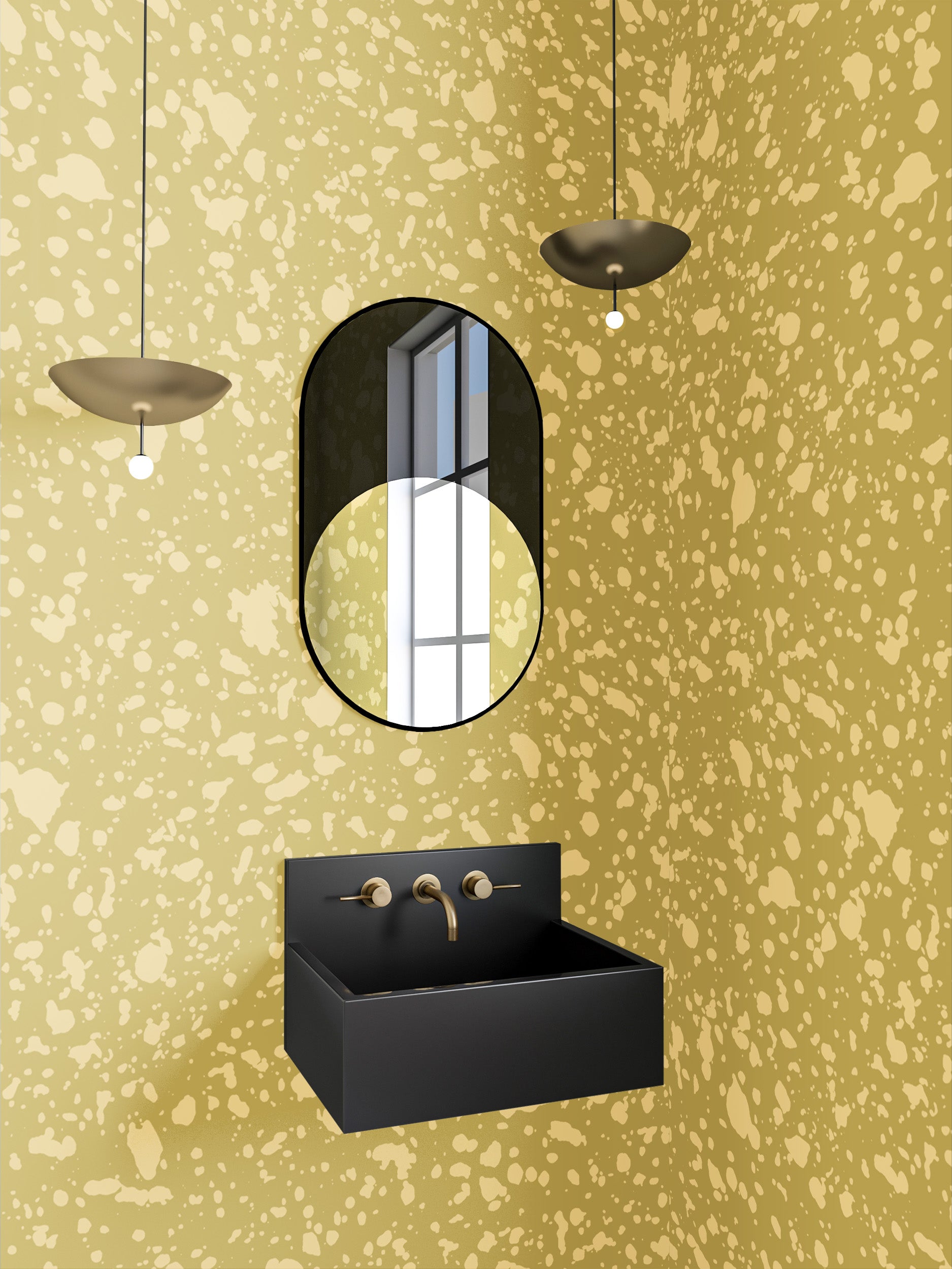 Appaloosa© Mural Wallpaper in Daffodil