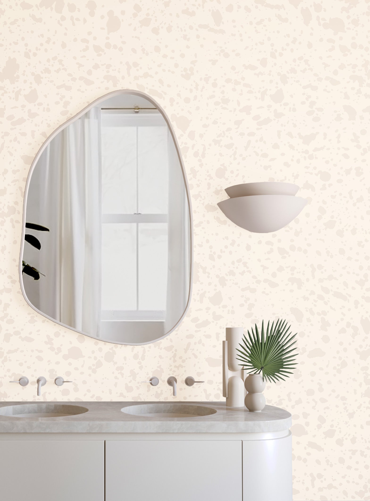 Appaloosa© Mural Wallpaper in Milk
