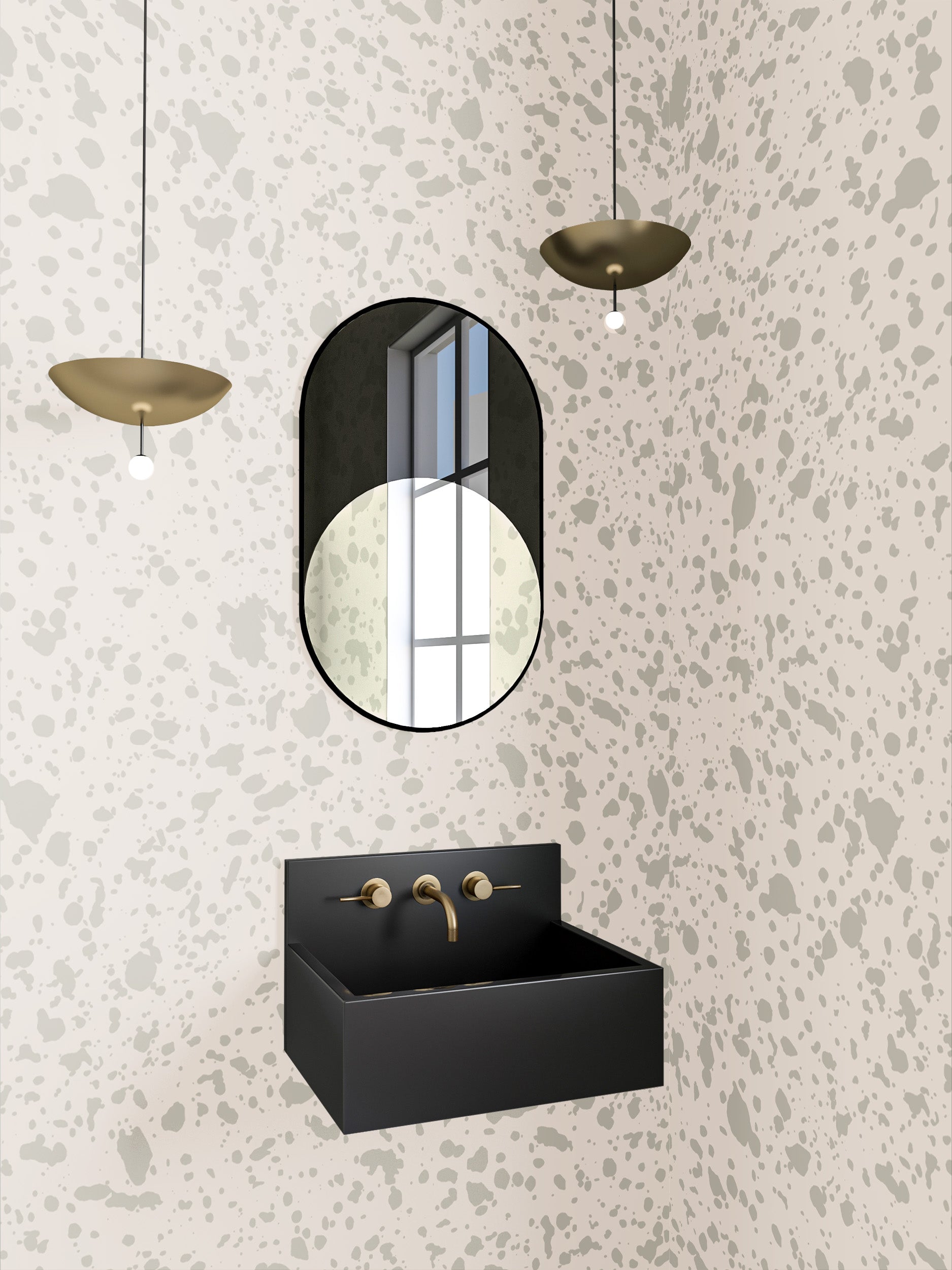 Appaloosa© Mural Wallpaper in Mineral