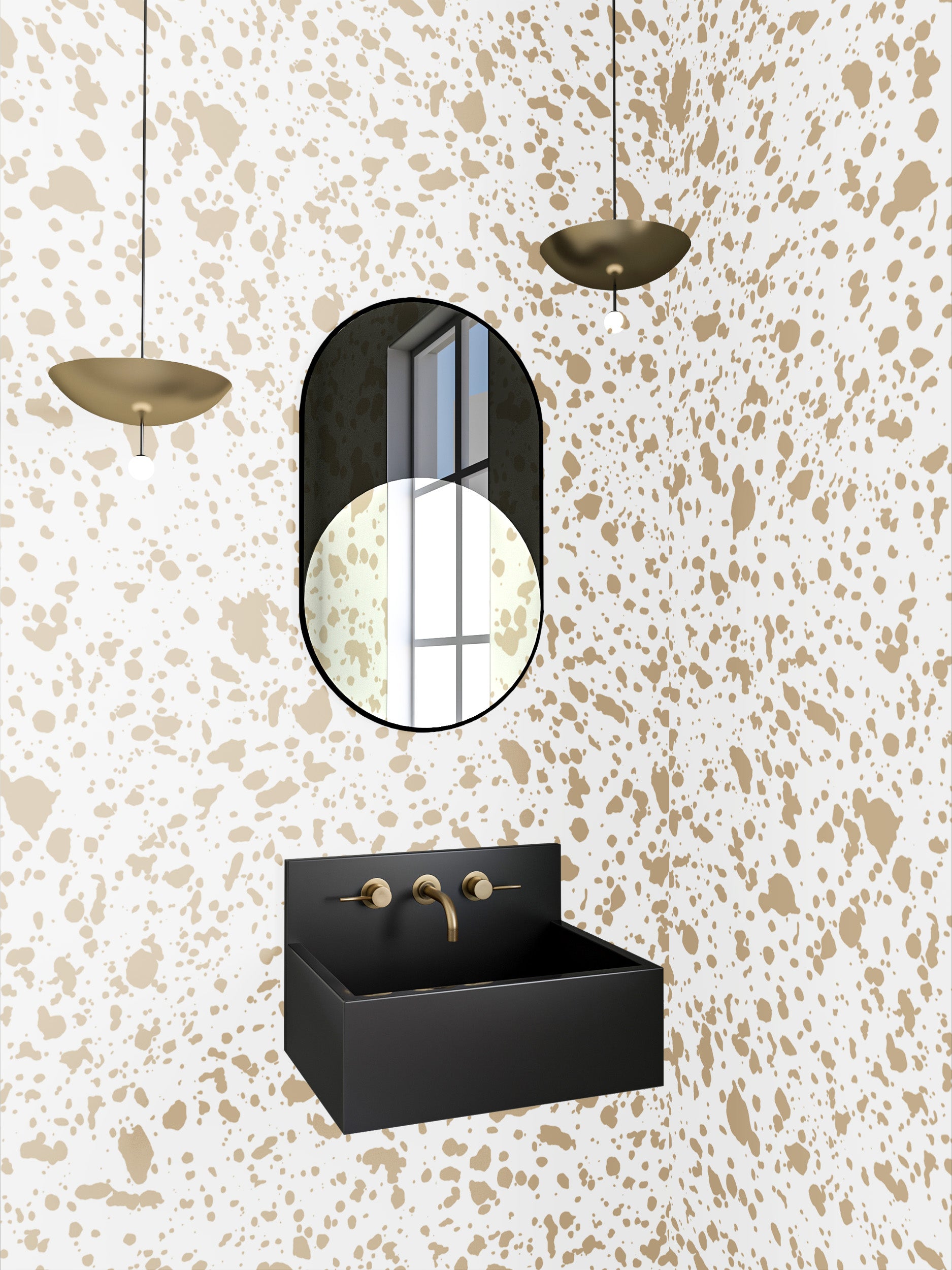 Appaloosa© Mural Wallpaper in Sand