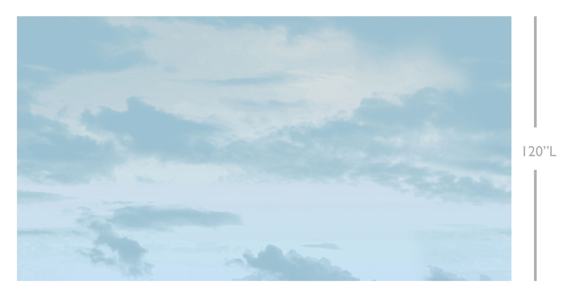Big Sky© Mural Wallpaper in Laguna