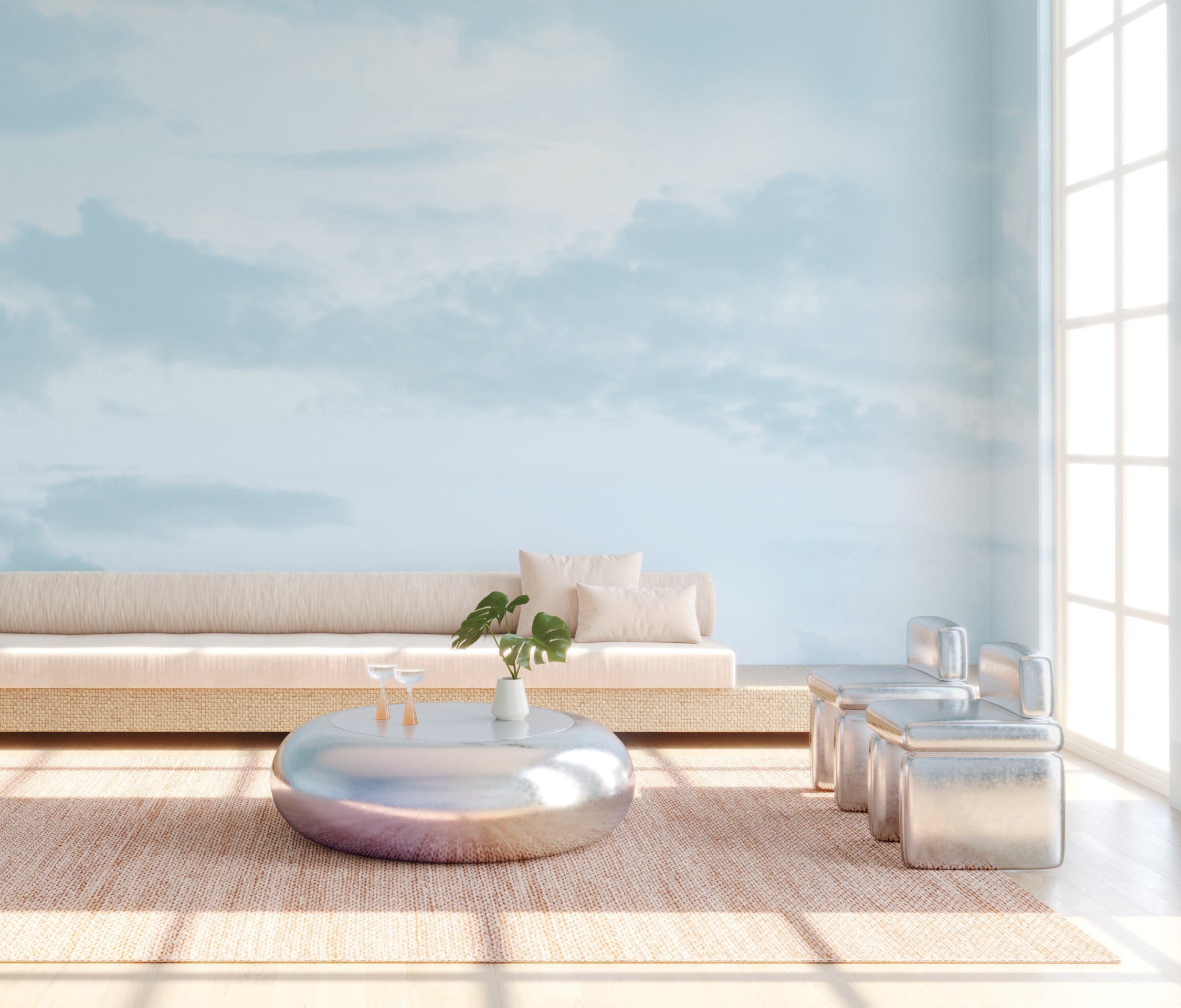Big Sky© Mural Wallpaper in Laguna