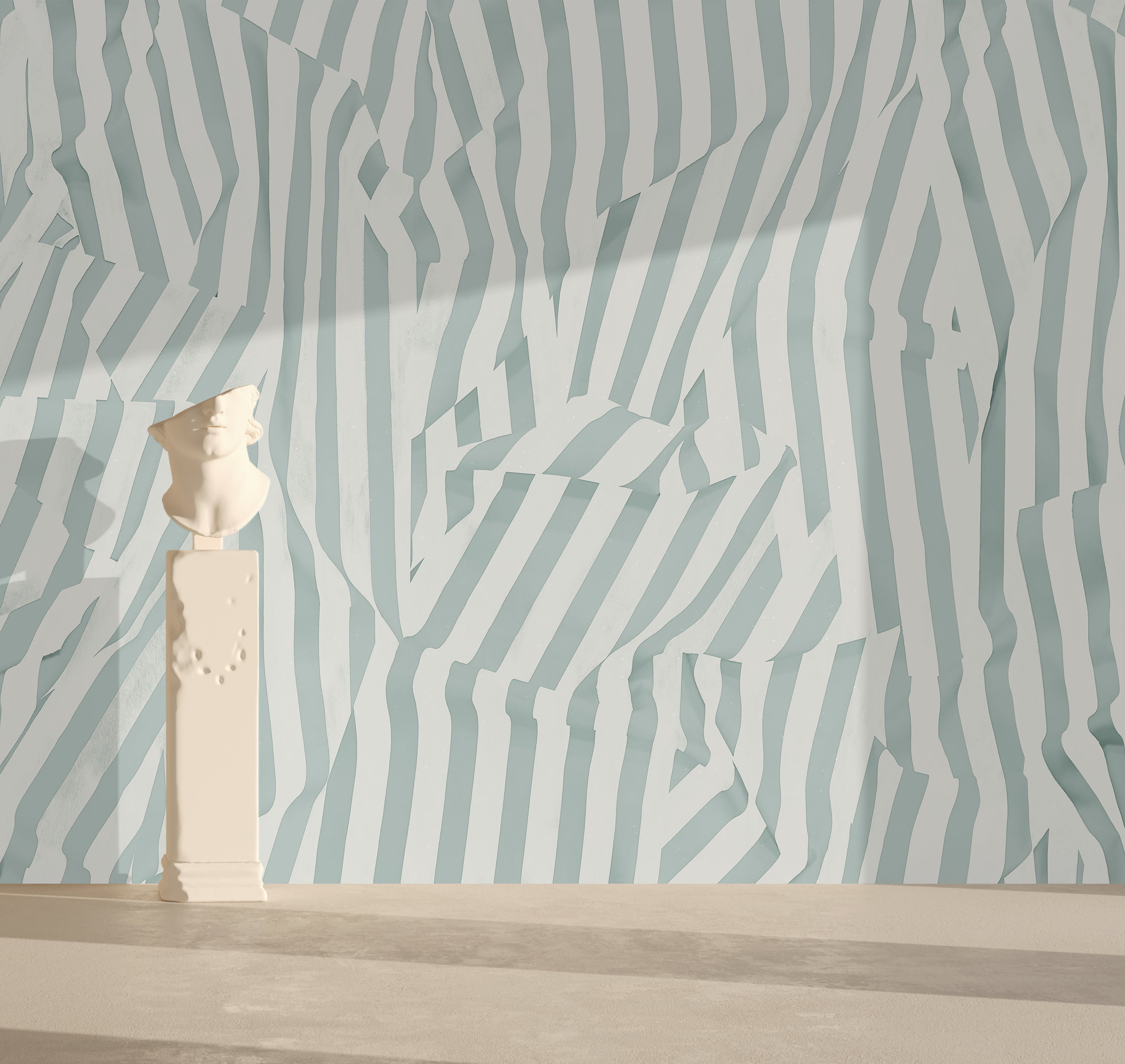 Carnival© Mural Wallpaper in slate