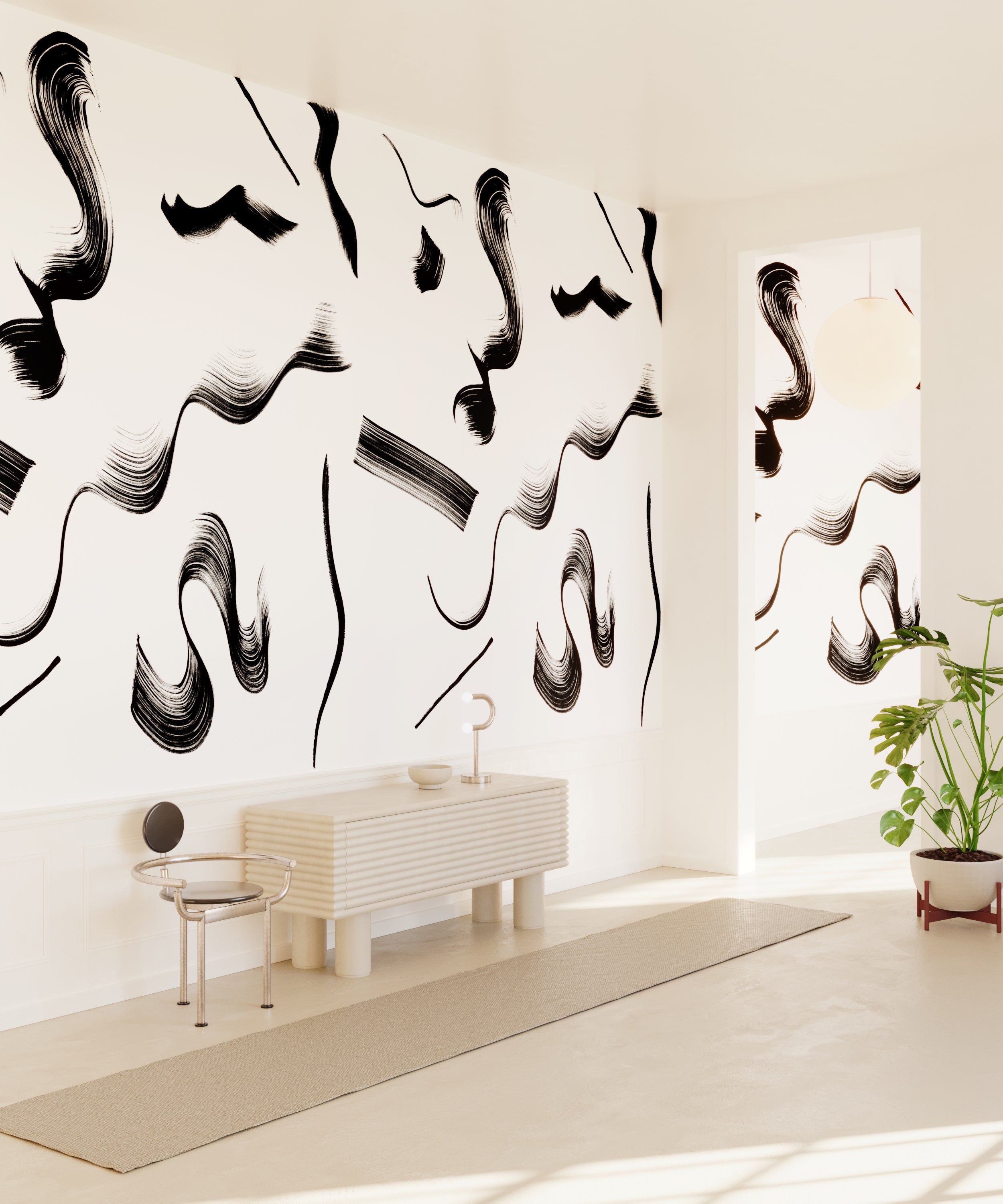 Cavatelli© Wallpaper in black + white