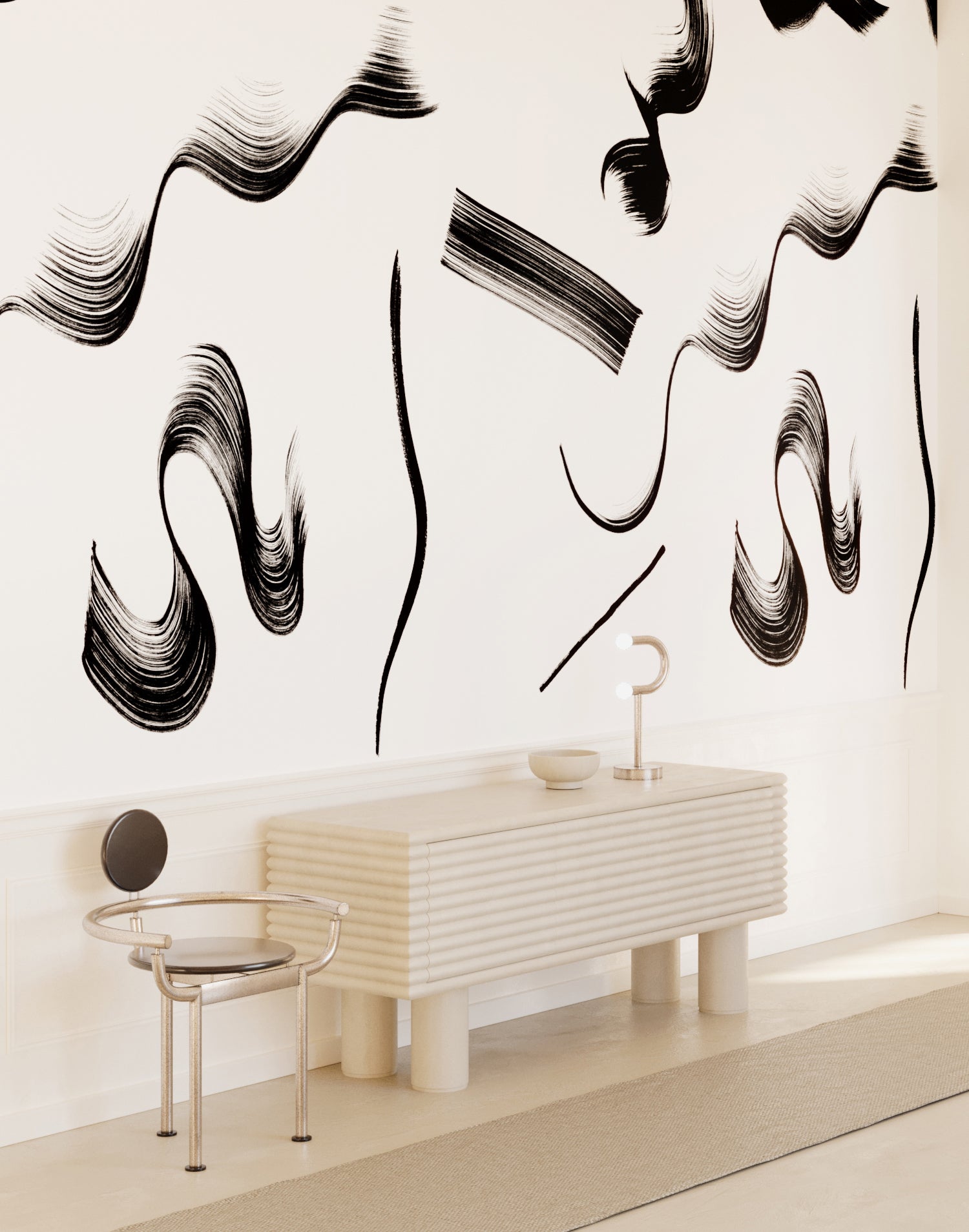 Cavatelli© Wallpaper in black + white