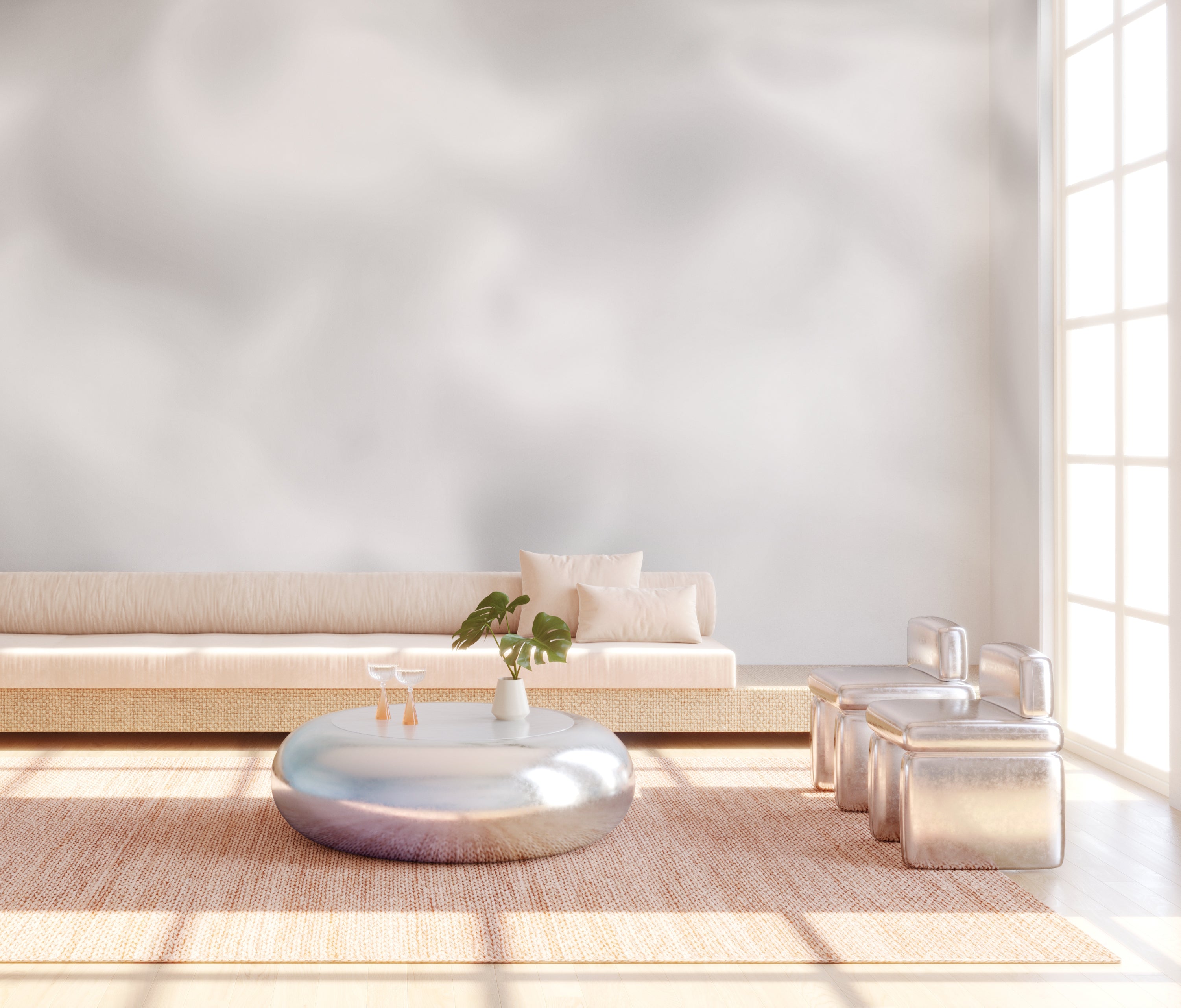 The Encore© Mural Wallpaper in Smoke from drop it MODERN.