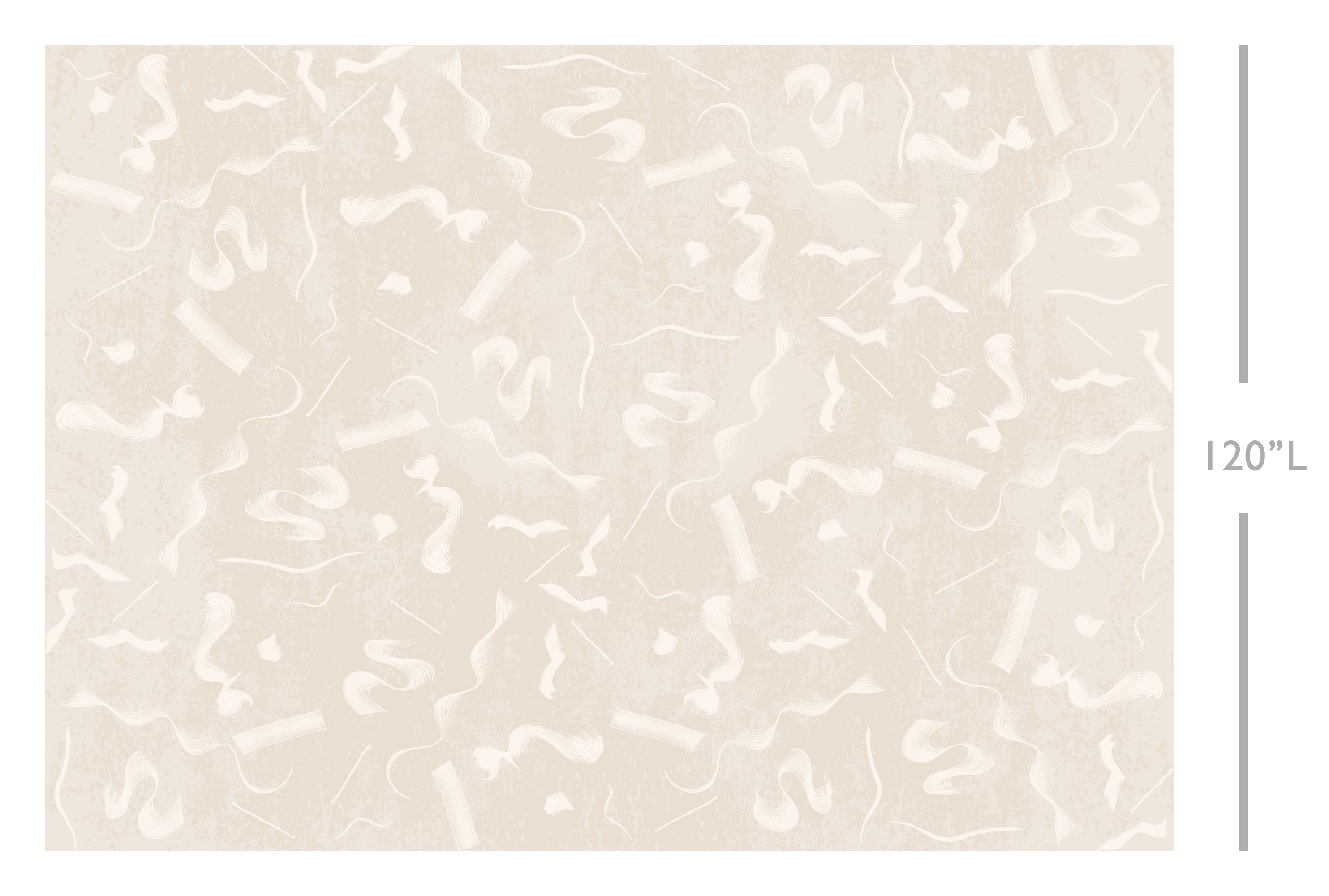 The Fusilli© Wallpaper in chalk template from drop it MODERN.
