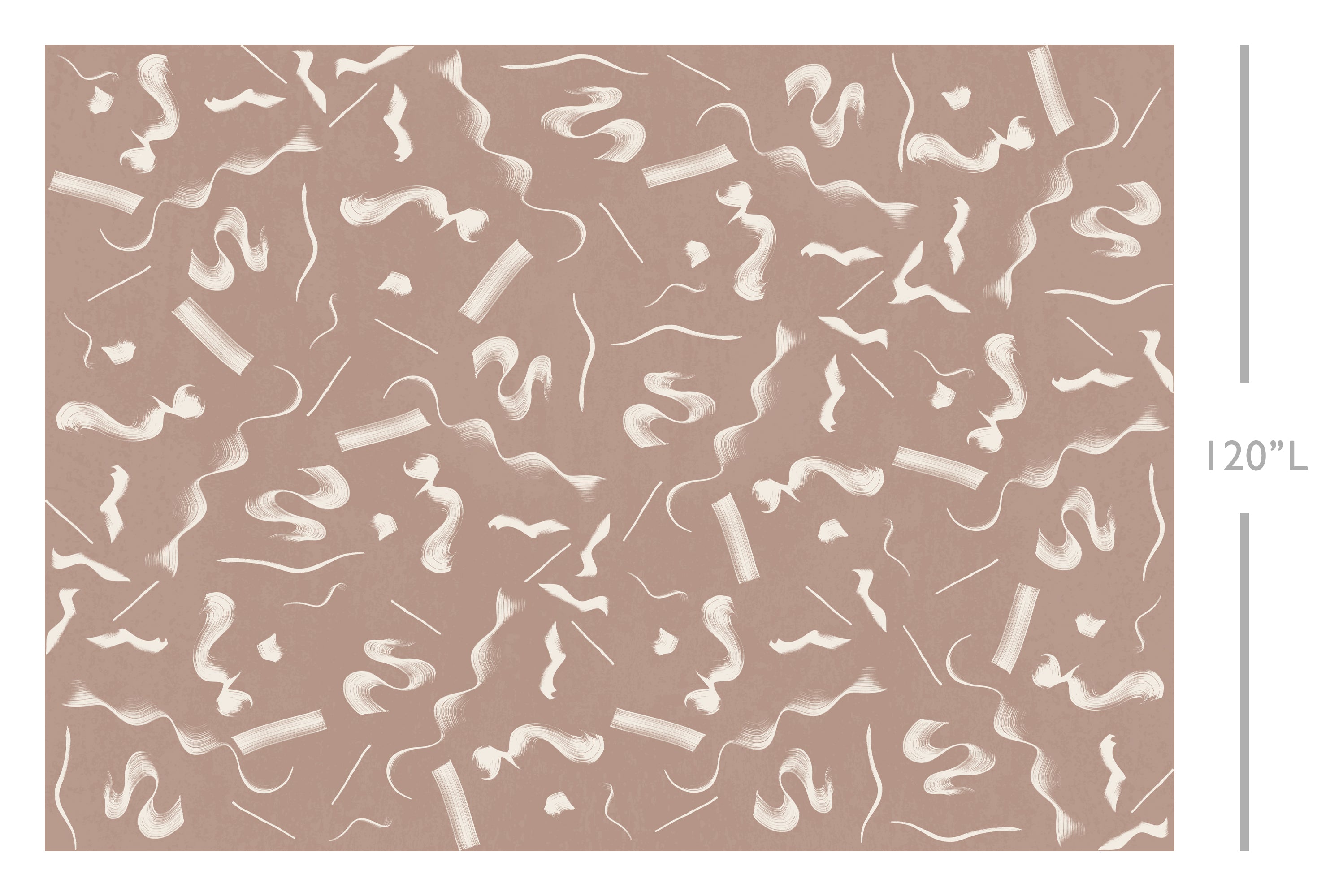 The Fusilli© Wallpaper in terracotta template from drop it MODERN.