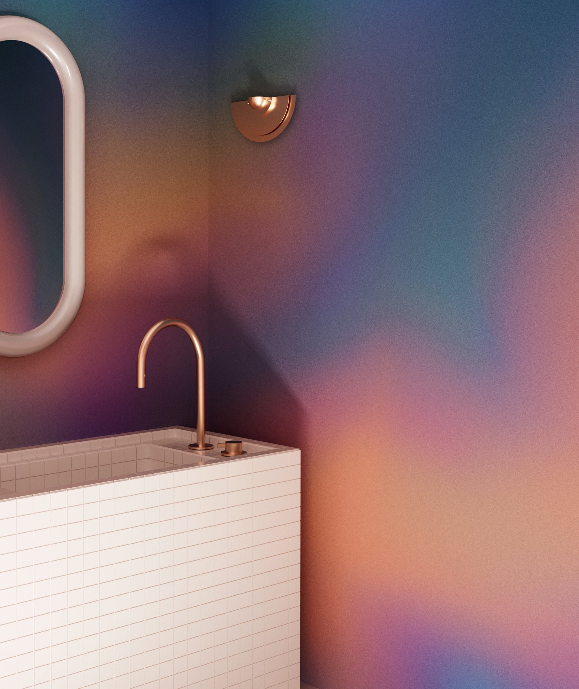 The Galaxy© Mural Wallpaper in Andromeda in an interior from drop it MODERN.
