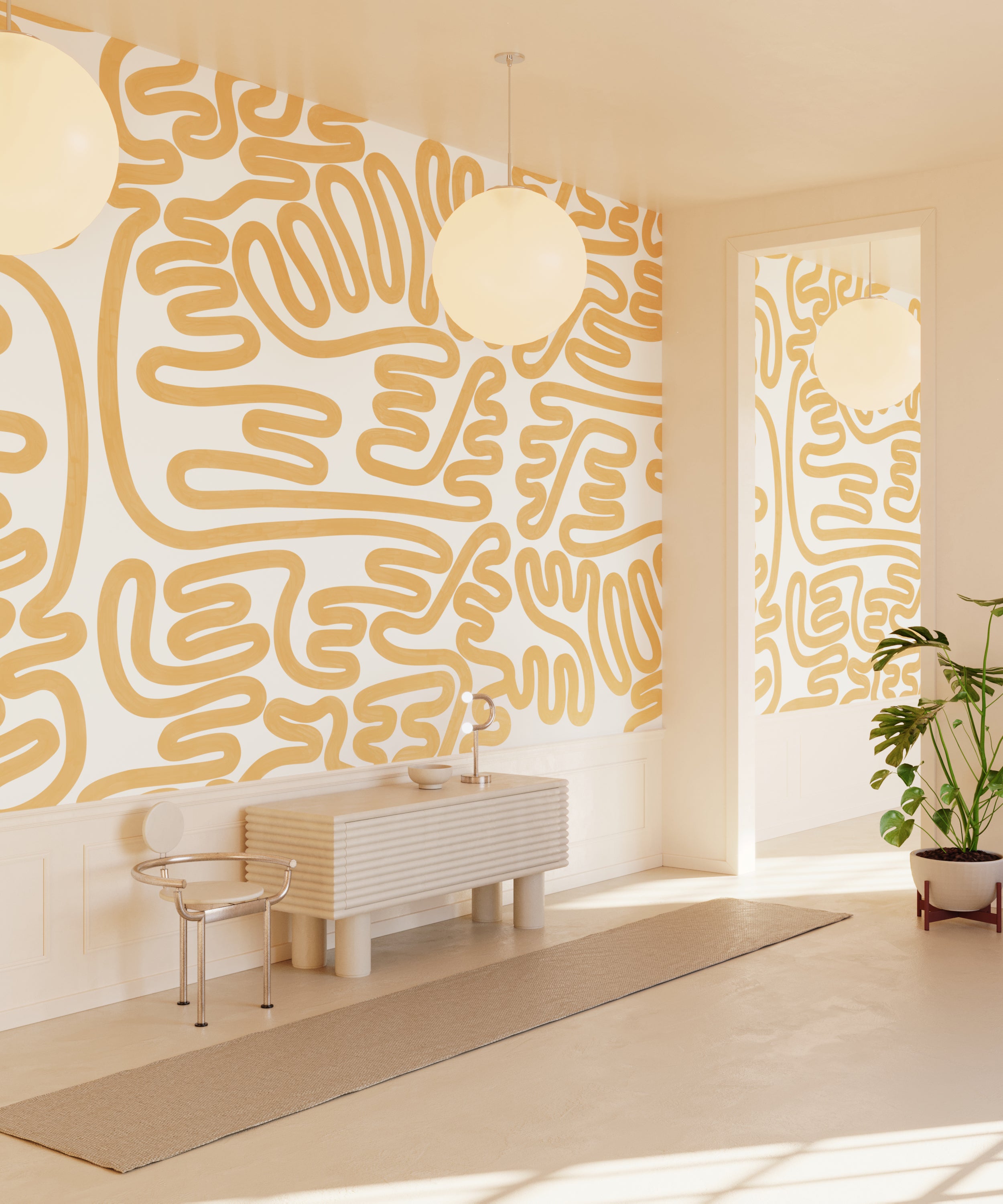 Infinito© Mural Wallpaper in Husk