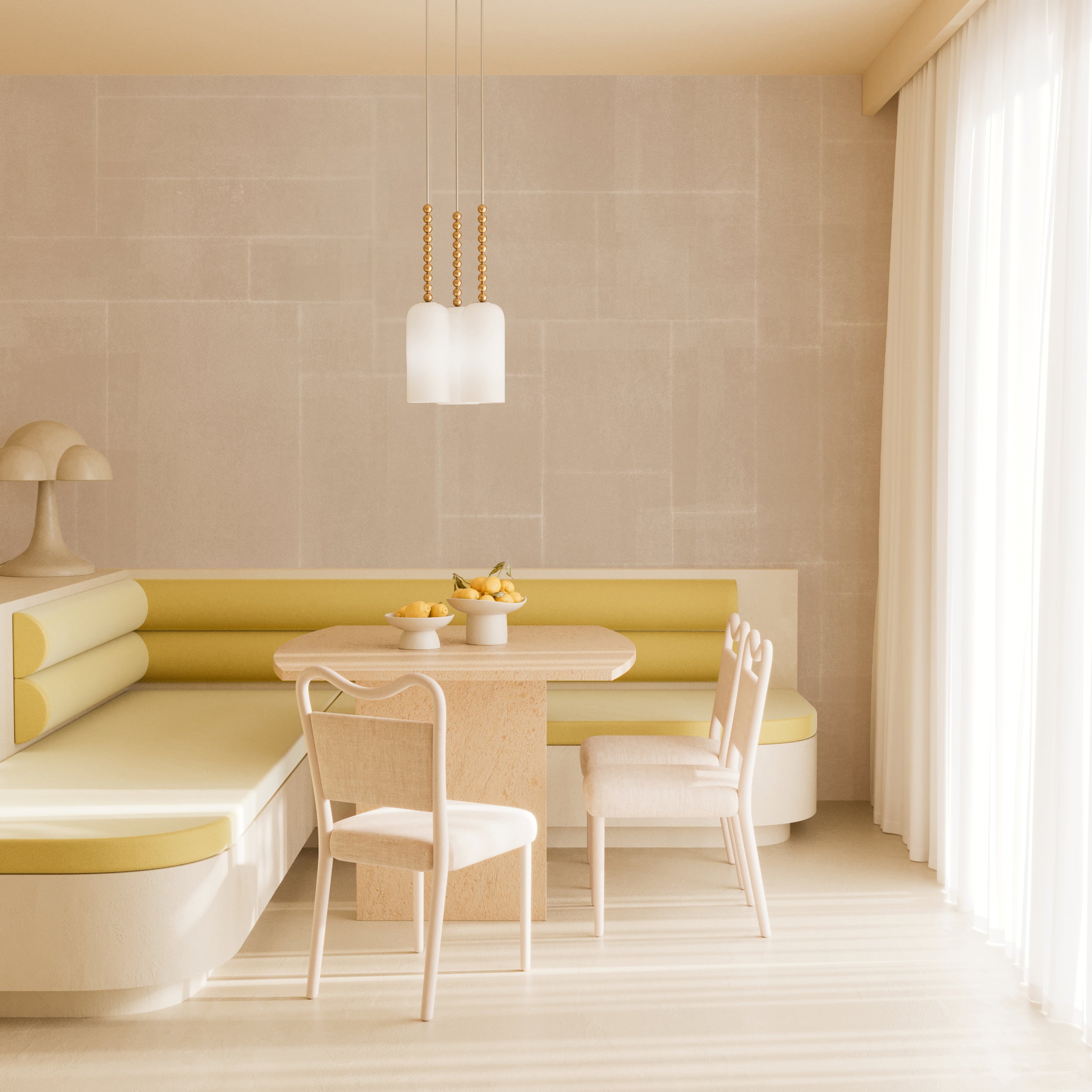 Jigsaw© Mural Wallpaper in Linen