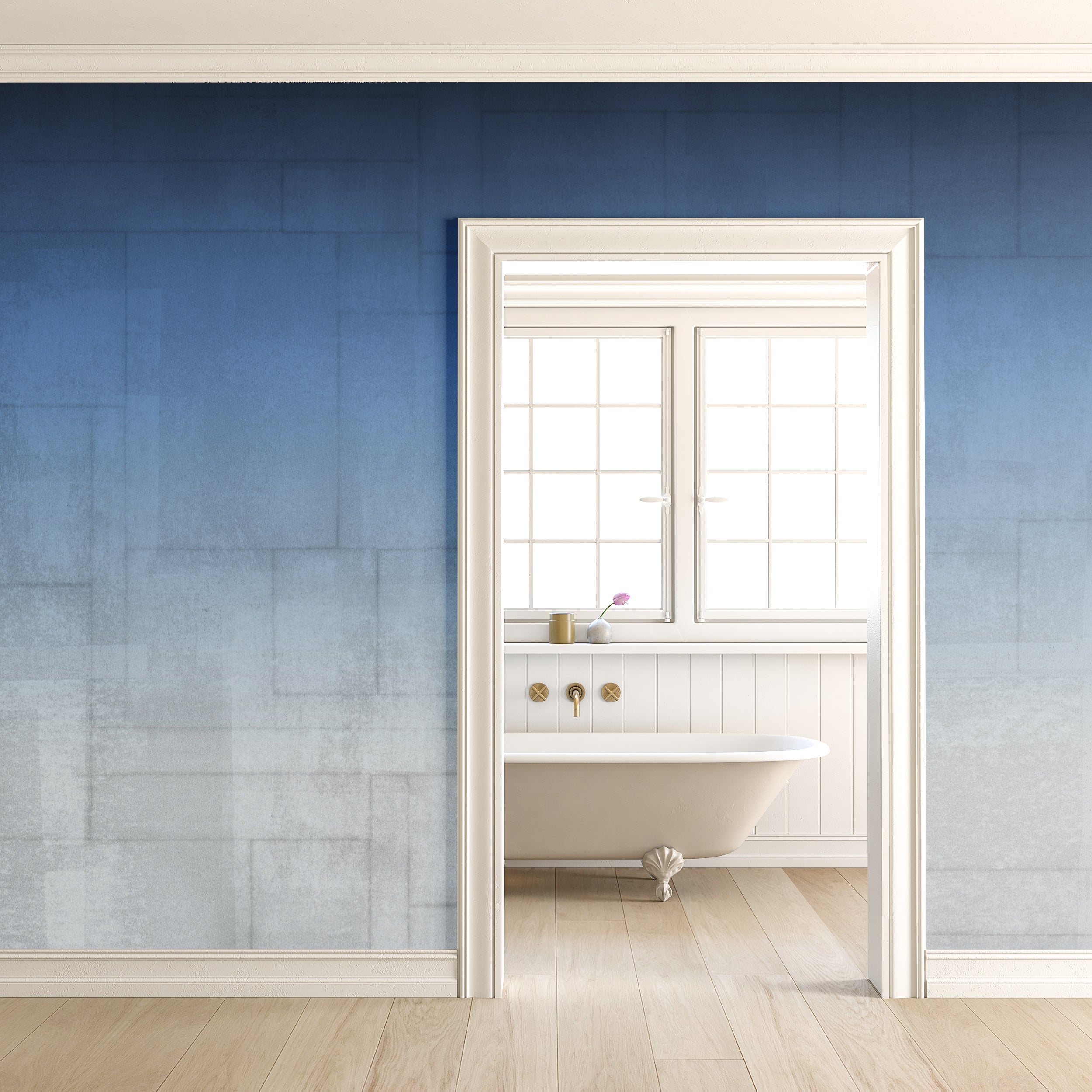 Jigsaw© Mural Wallpaper in Thunder