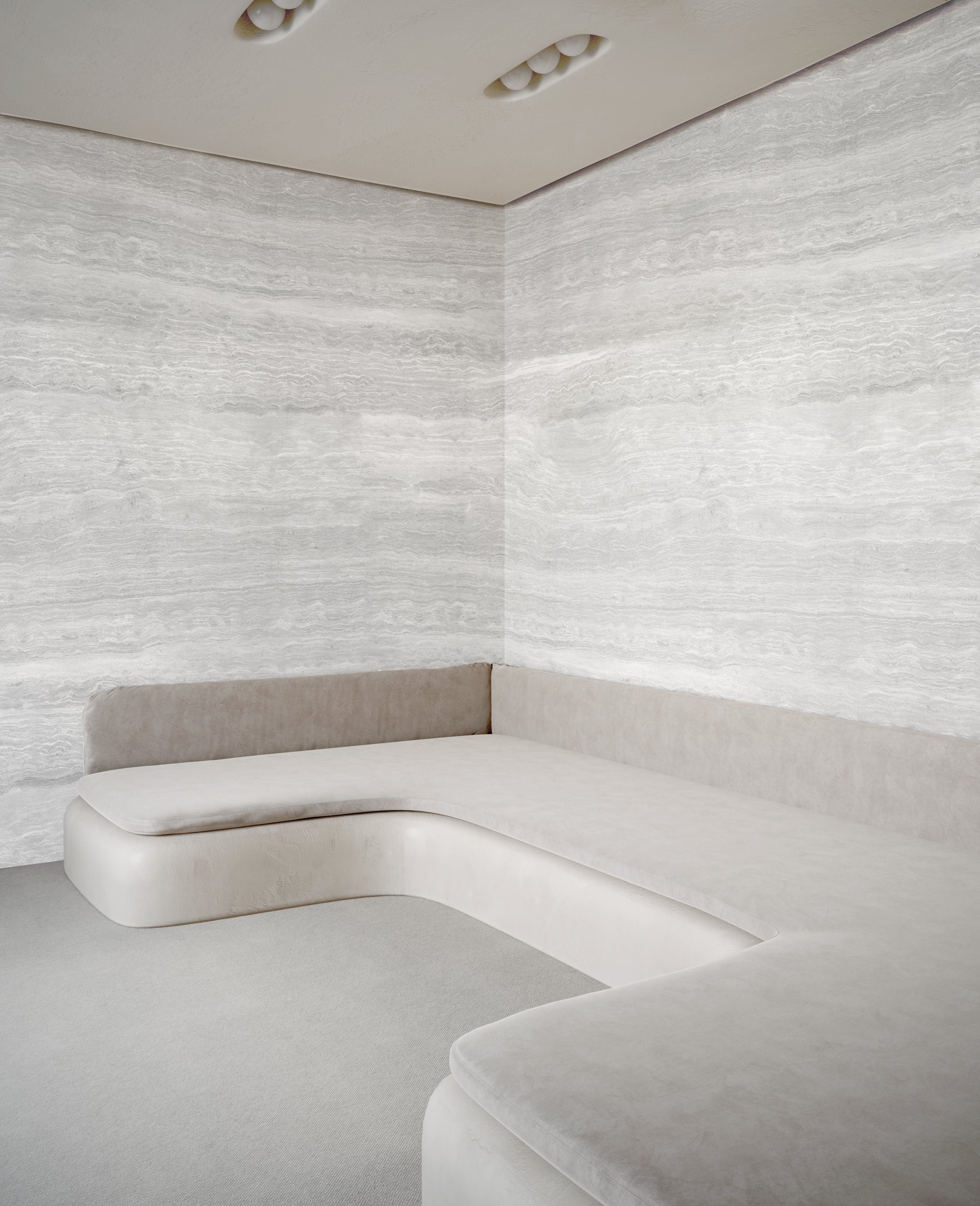 Limestone© Mural Wallpaper in Acid