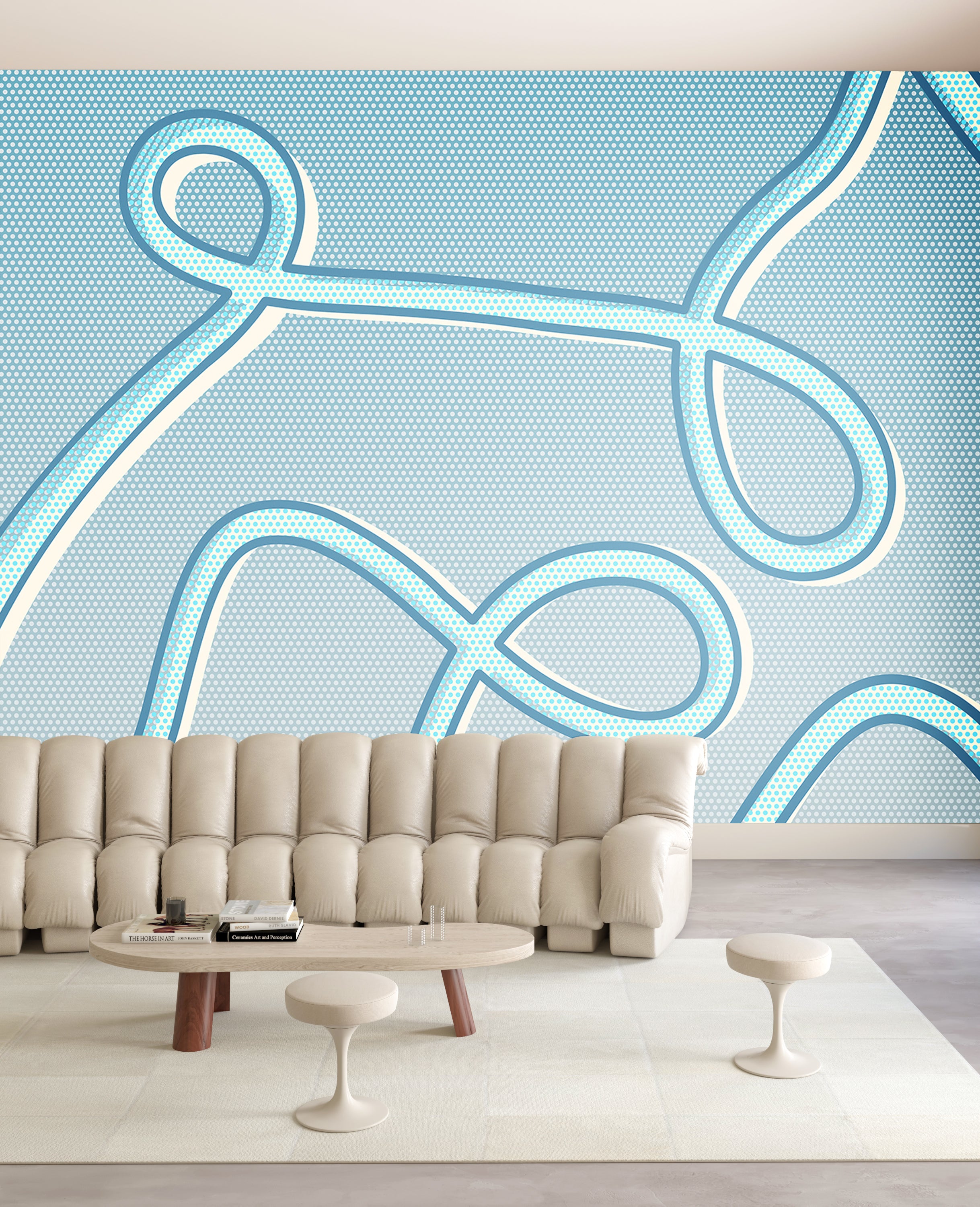 McFly© Mural Wallpaper in Bluebird