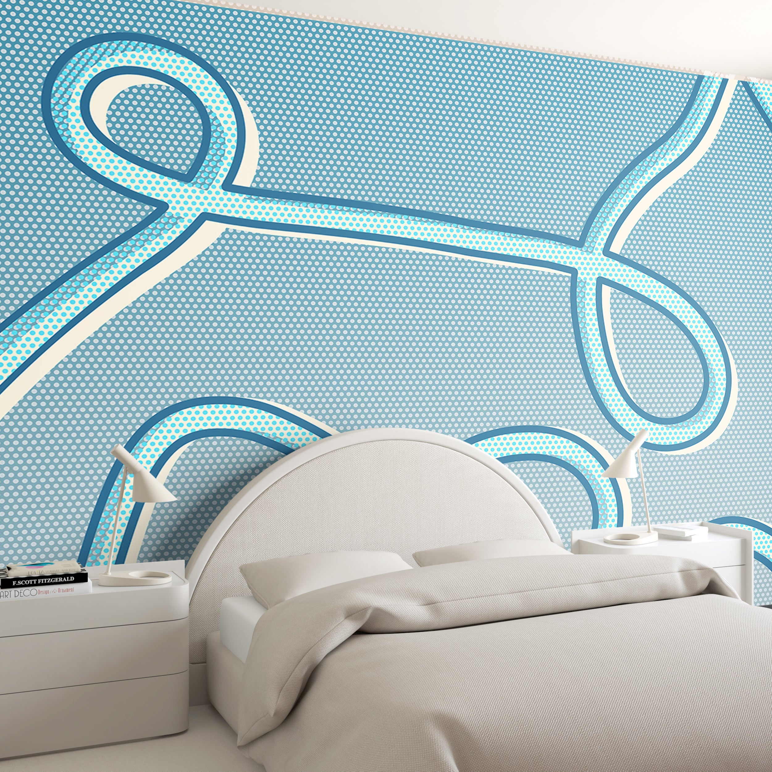 McFly© Mural Wallpaper in Bluebird