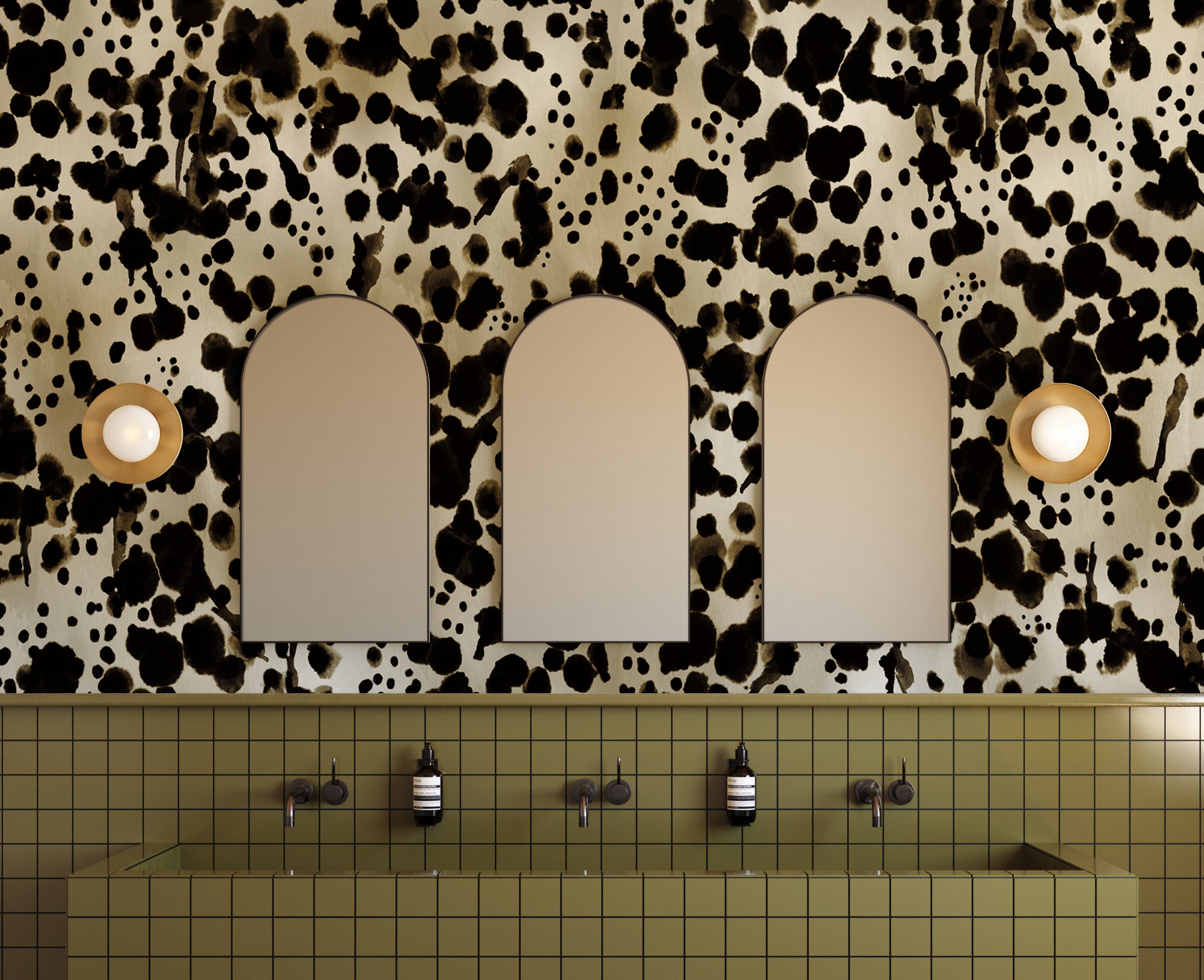 Midnight Oil© Wallpaper in Moss