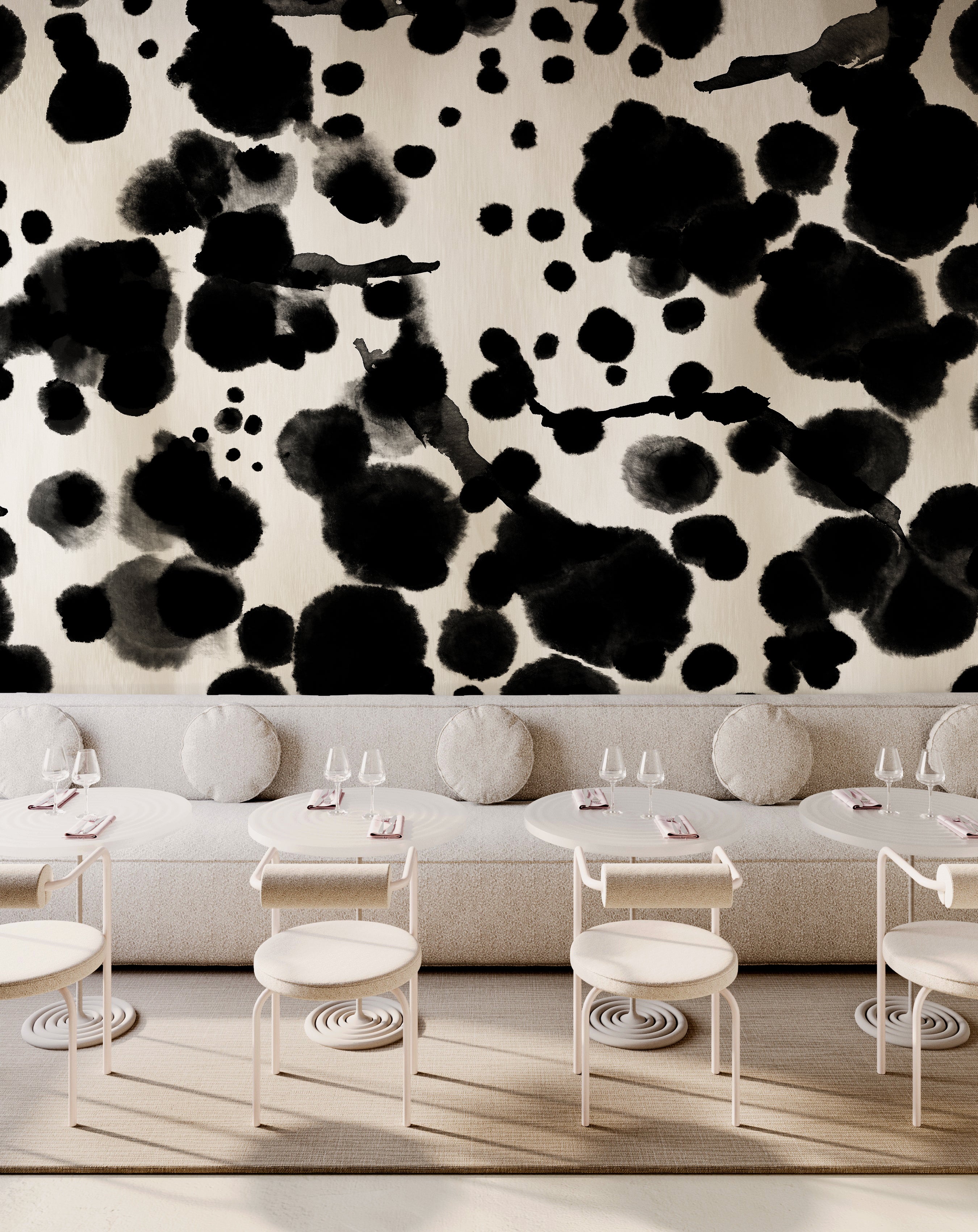 Midnight Oil MURAL© Wallpaper in Domino