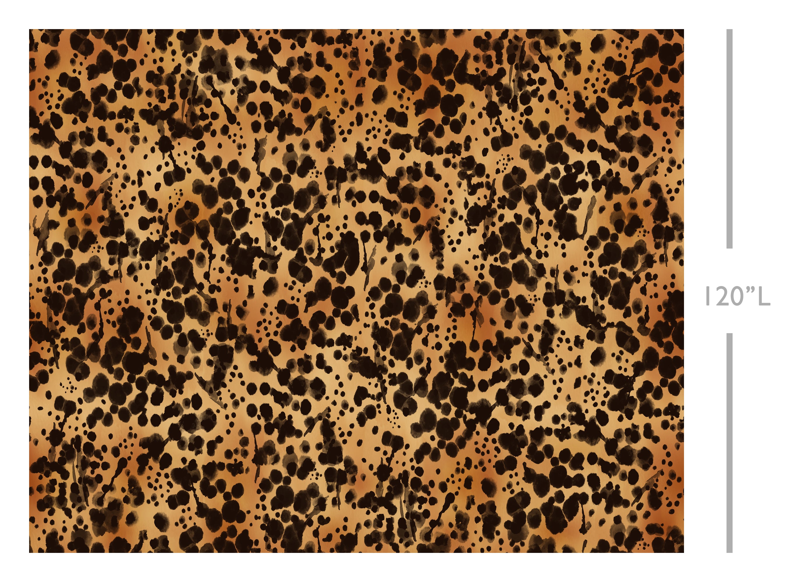 Midnight Oil© Wallpaper in Papaya