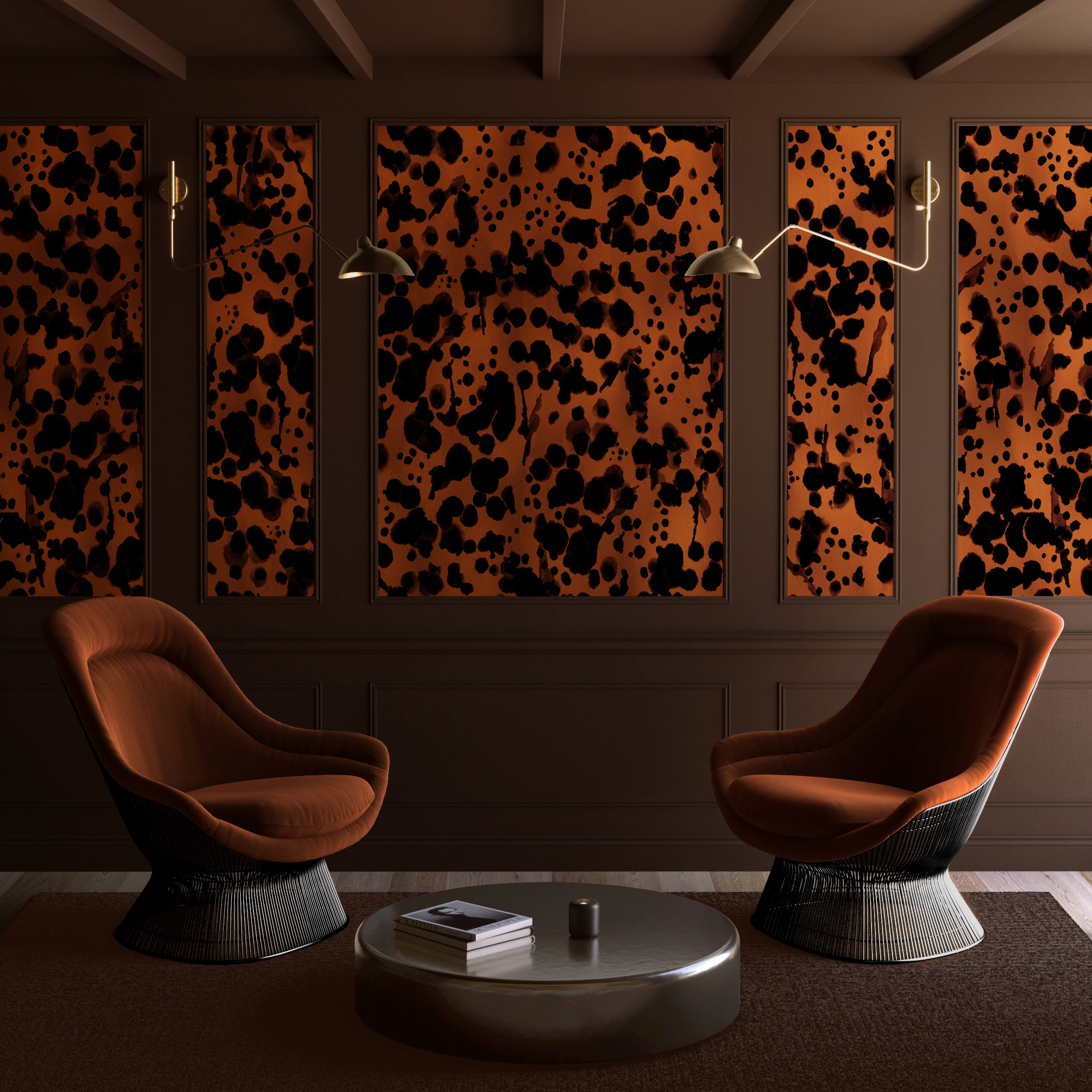 Midnight Oil© Wallpaper in Rust
