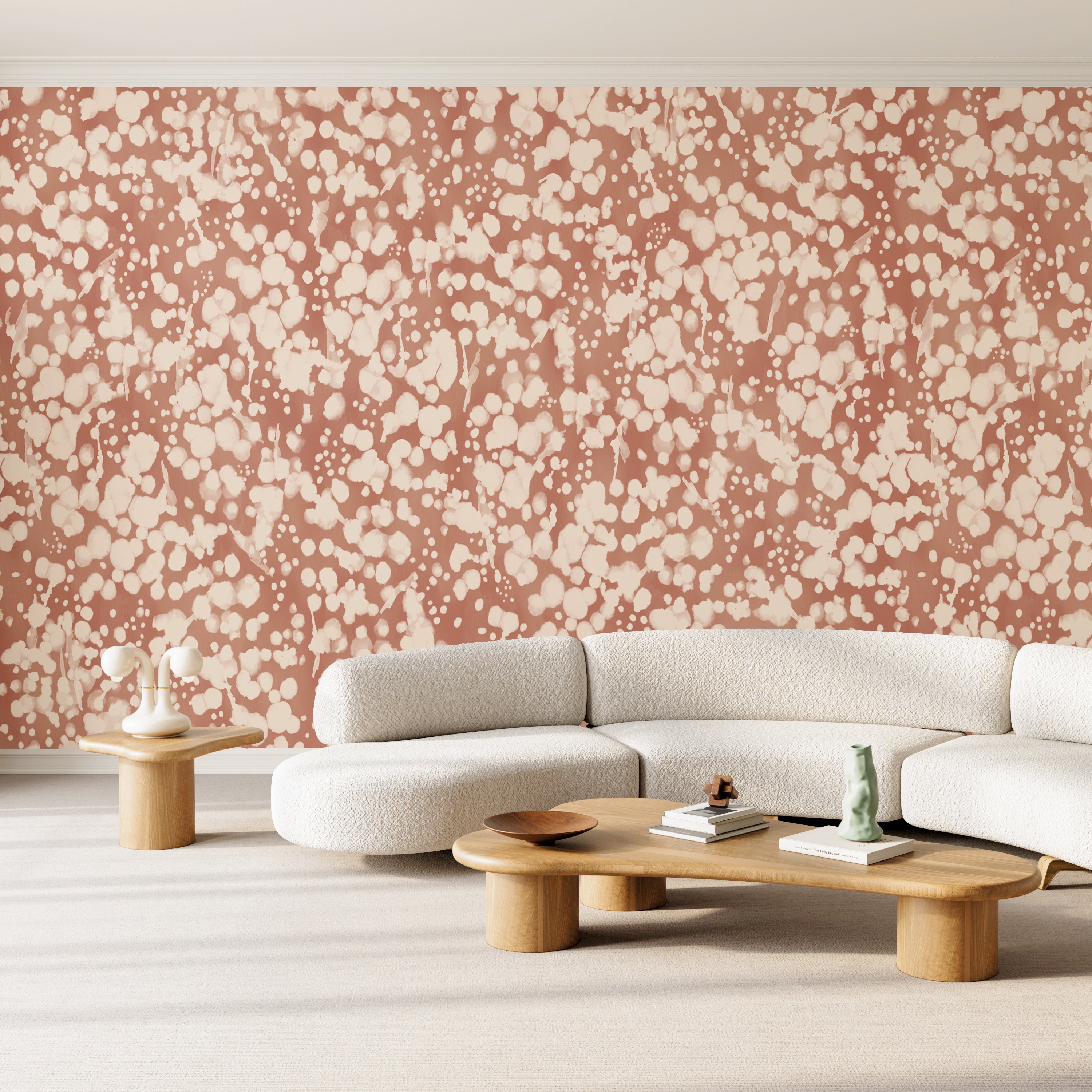 Midnight Oil© Wallpaper in Terracotta