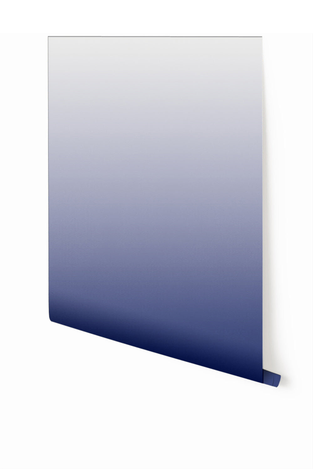 A swatch of Evaporate wallpaper in Royal Blue with a gradient design from drop it MODERN.