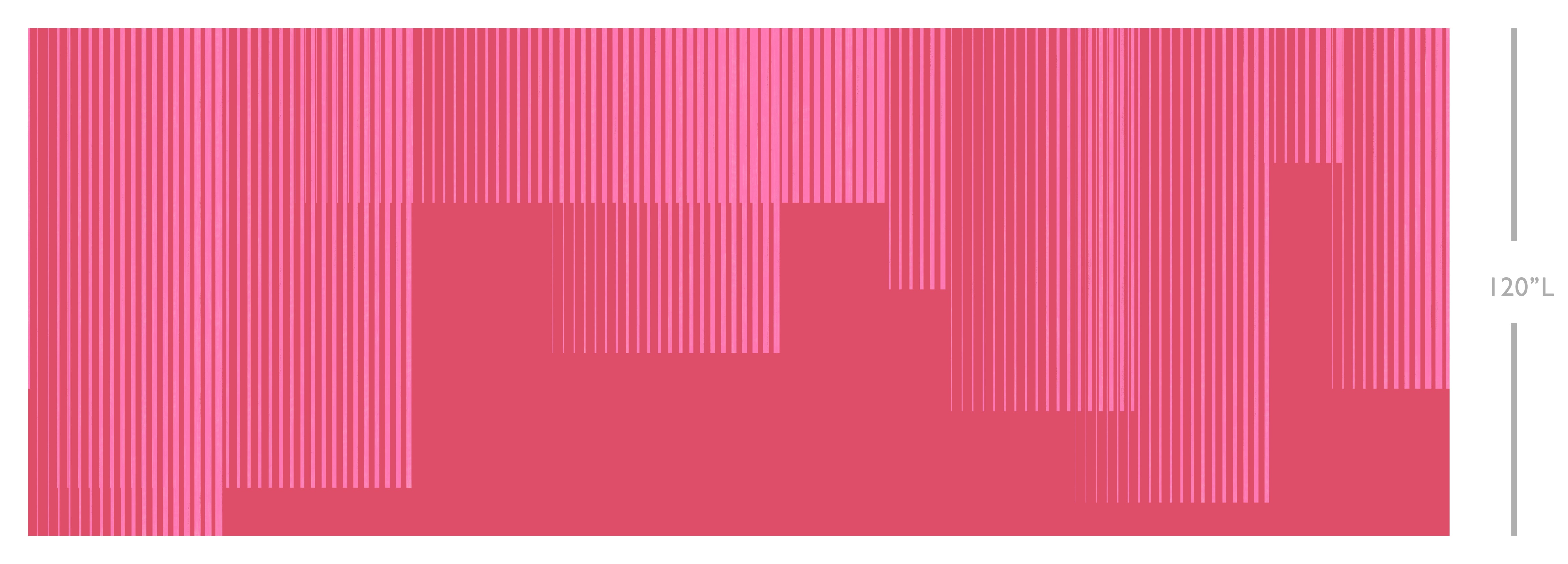 Seismic© Mural Wallpaper in Hot Pink