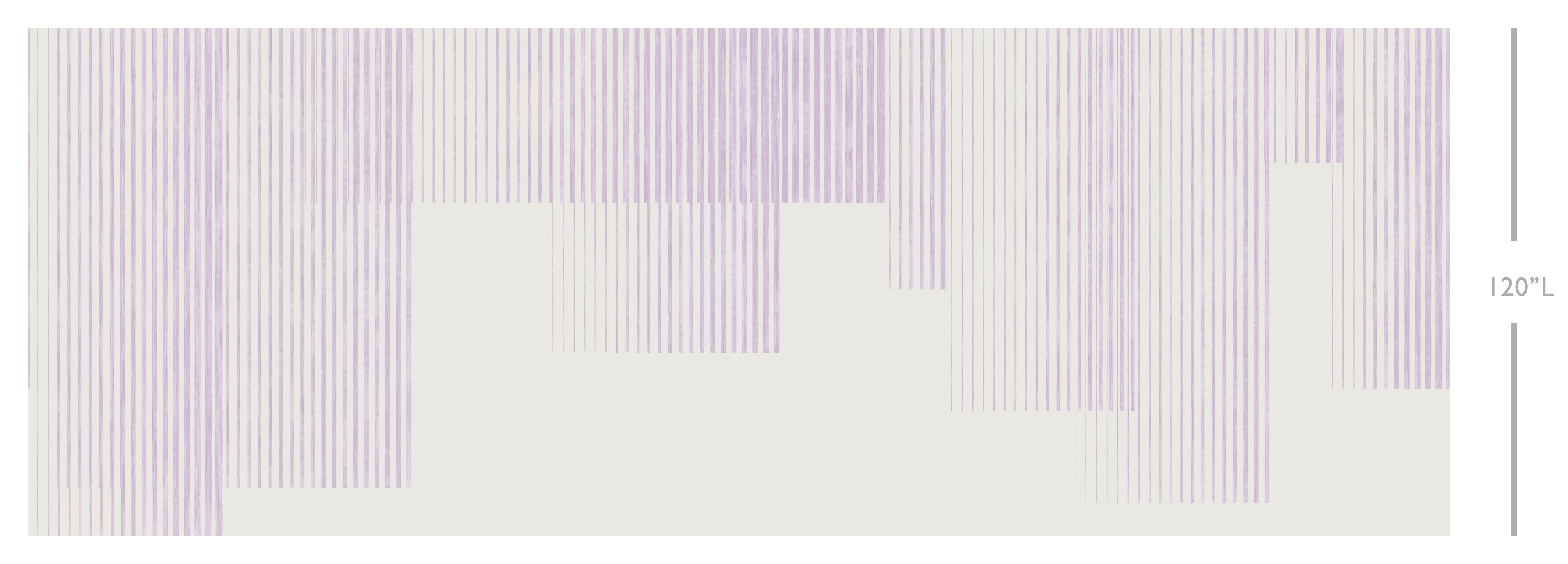 Seismic© Mural Wallpaper in lavender