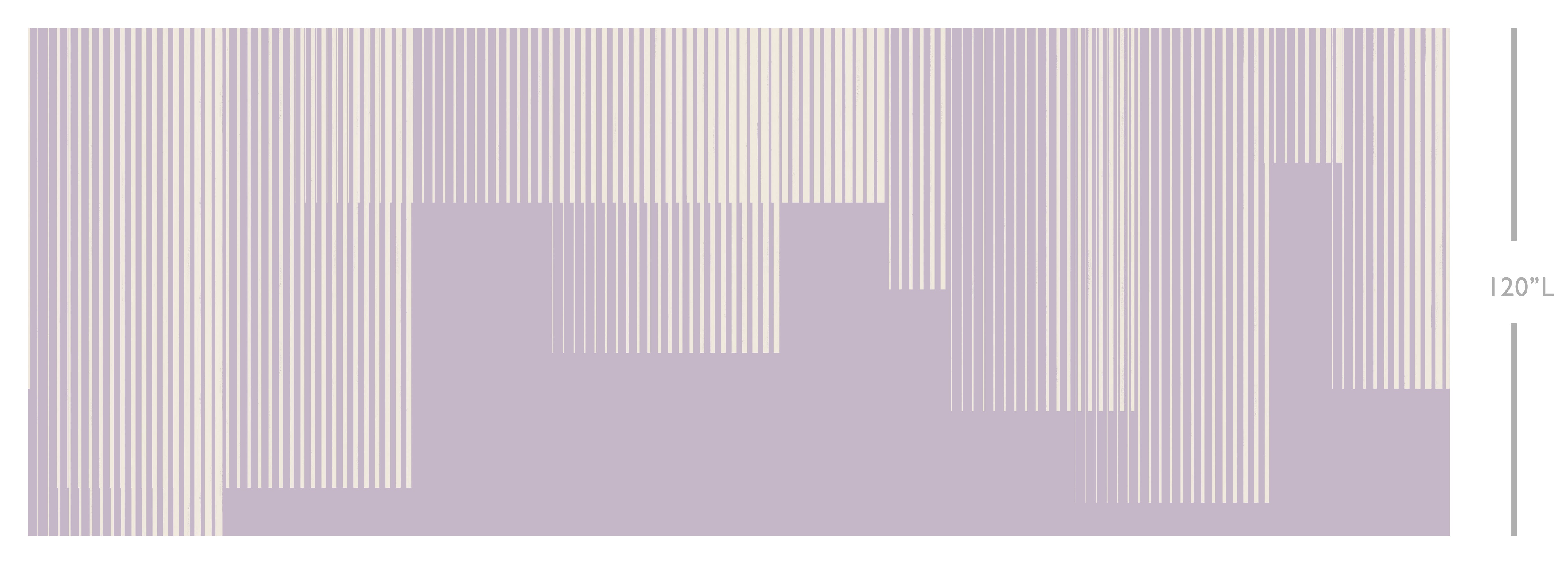 Seismic© Mural Wallpaper in Lilac