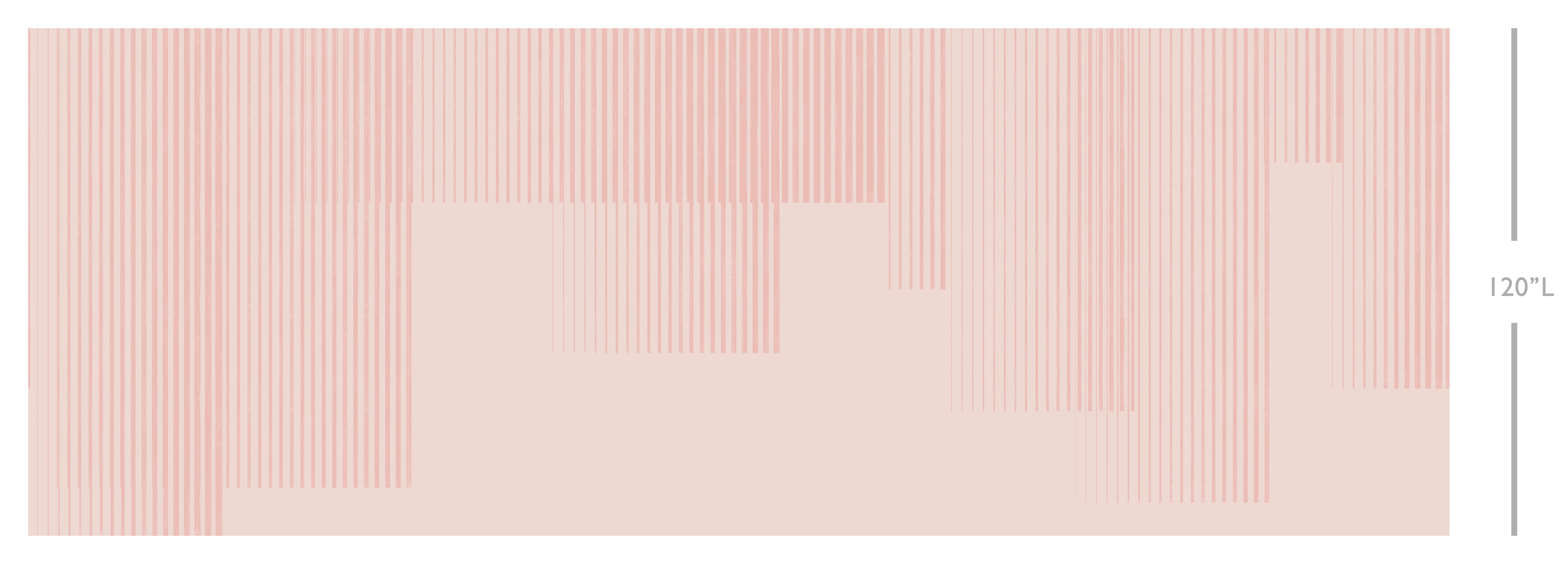 Seismic© Mural Wallpaper in macaroon