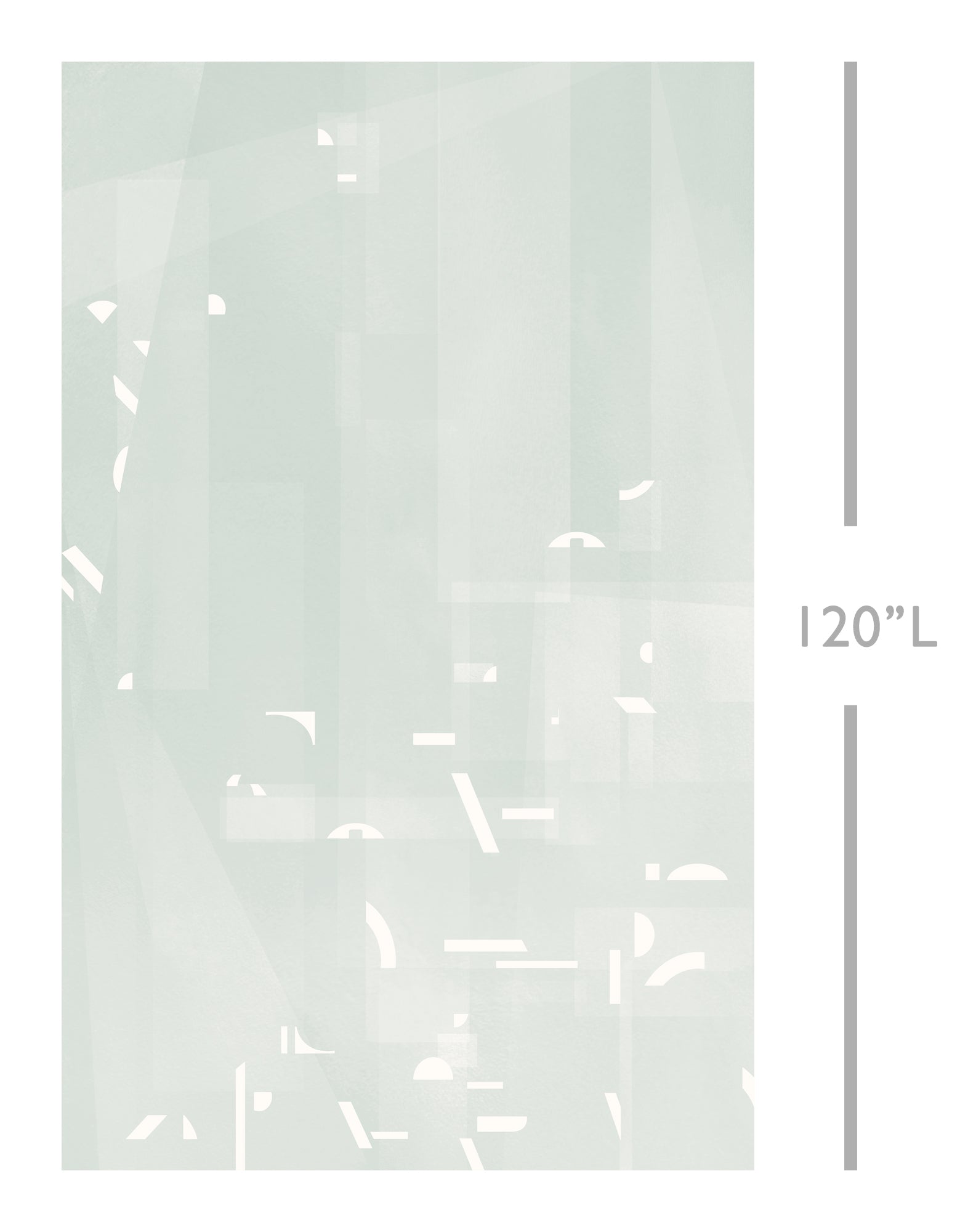 Shape Shifter© Mural Wallpaper in Ice Cap