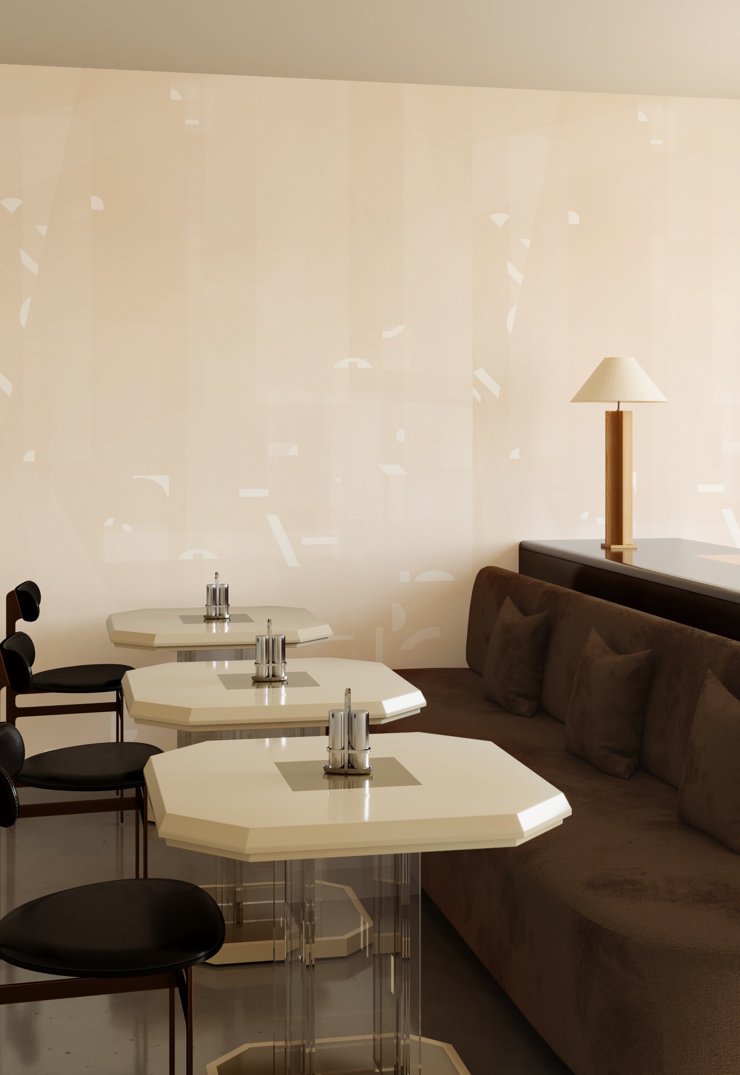 Shape Shifter© Mural Wallpaper in Shell