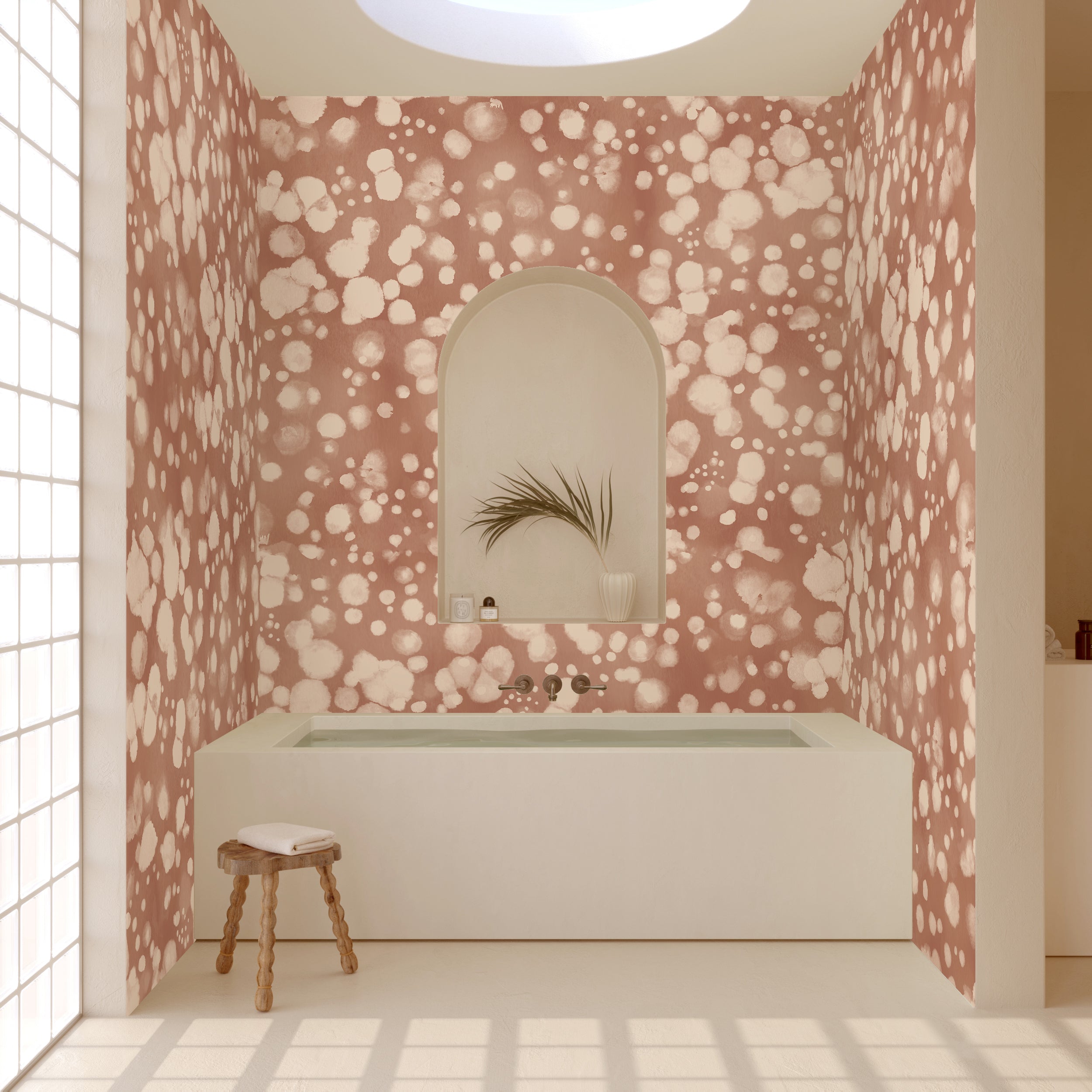 Sweet Spot© Wallpaper in Terracotta