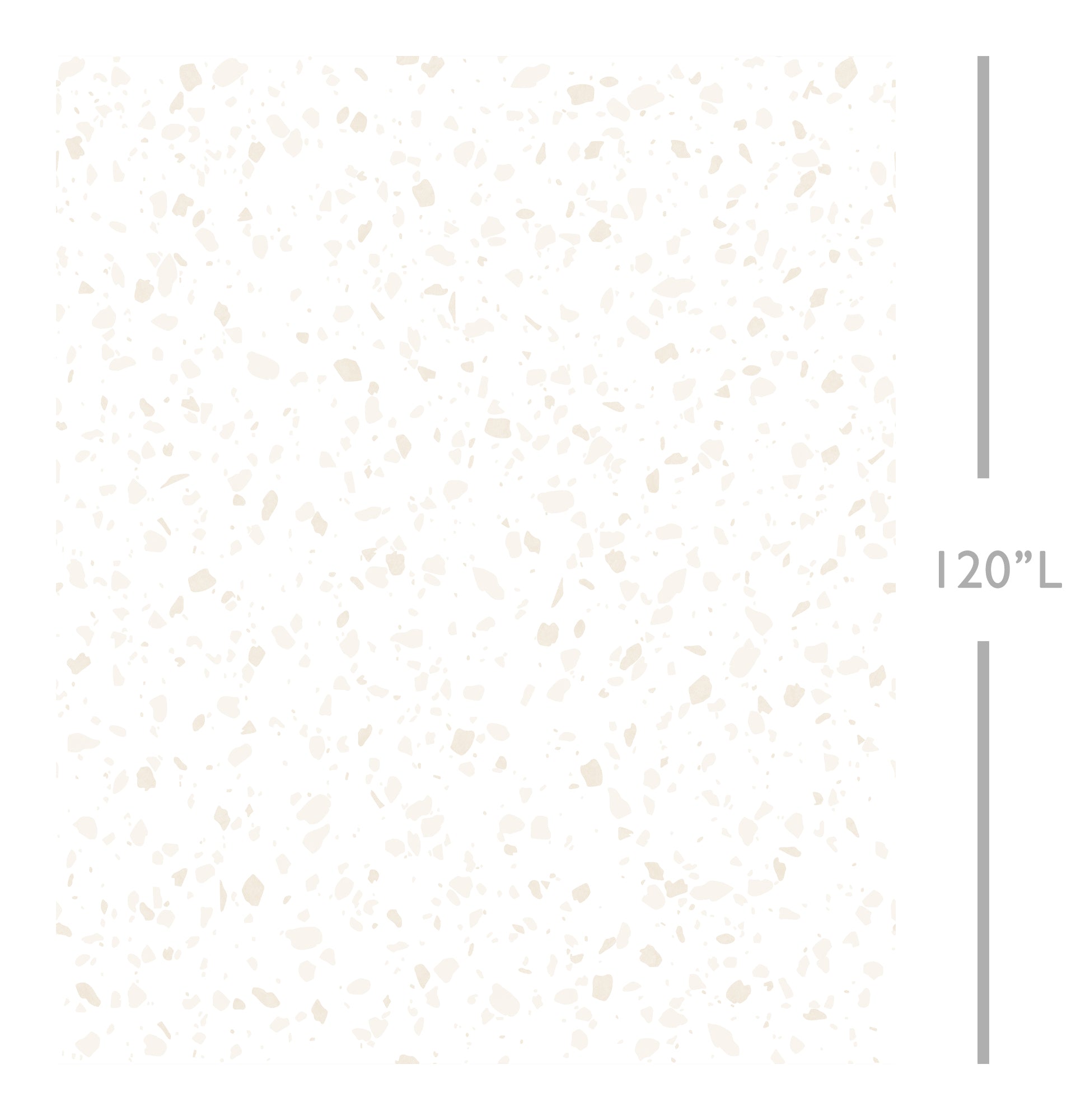 Terrazzo II© Wallpaper in Bone