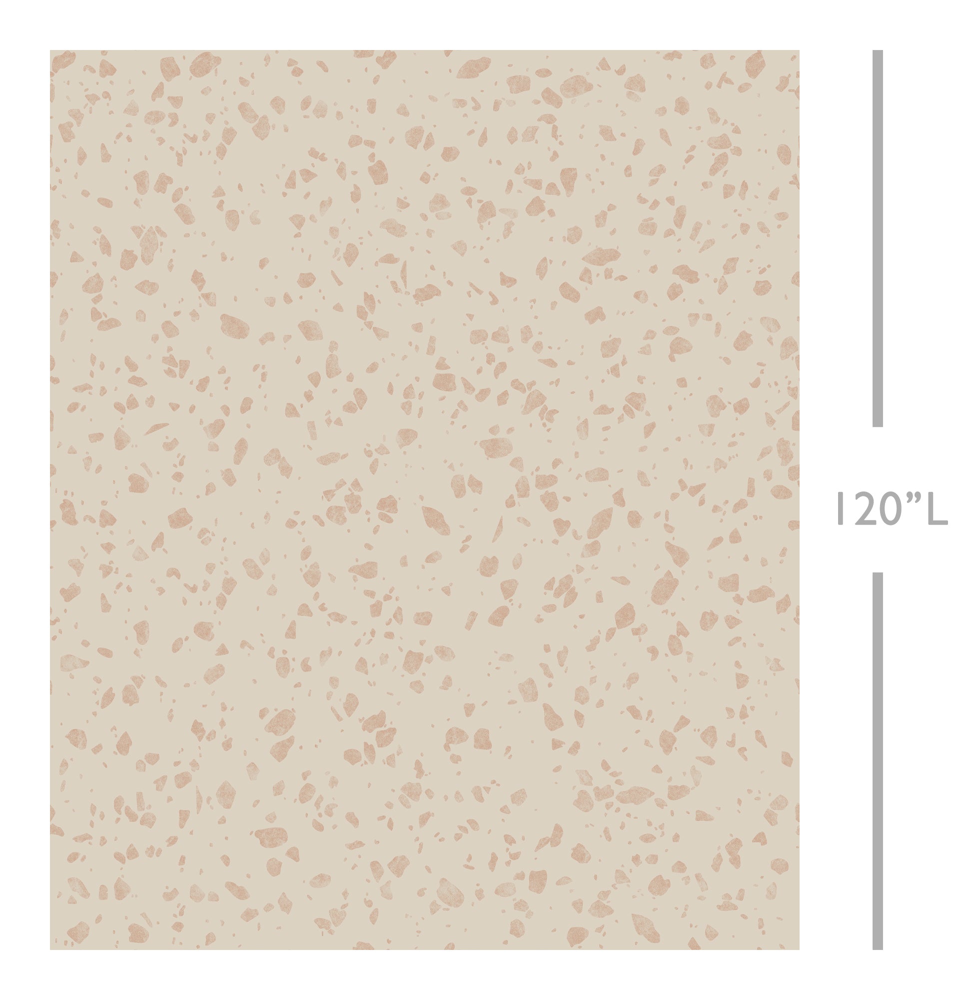 Terrazzo II© Wallpaper in Macaroon