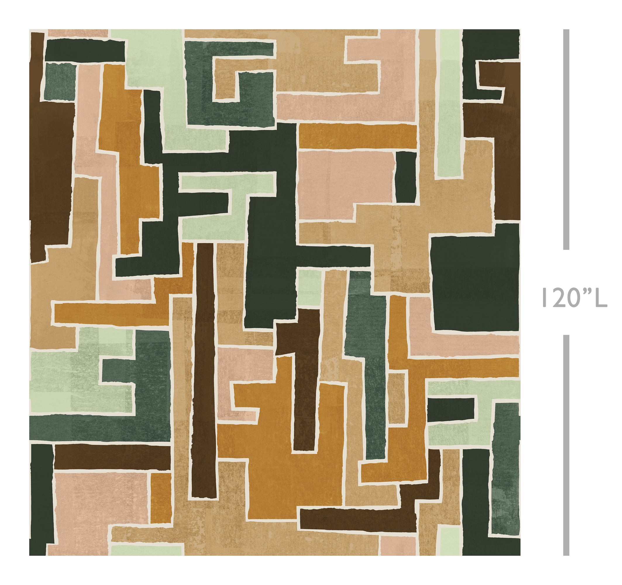 Tetris© Mural Wallpaper in Inka