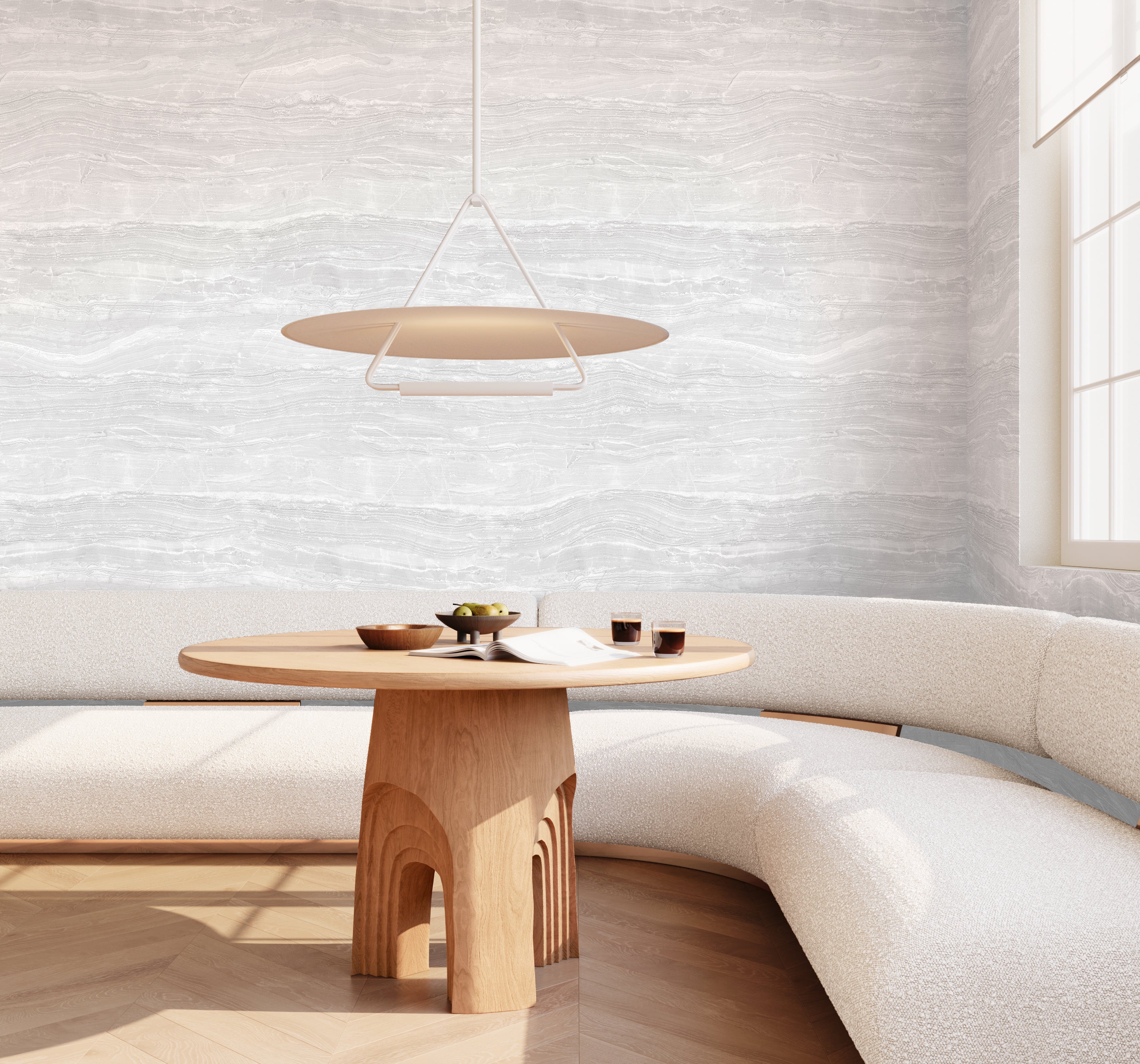 Travertine© Mural Wallpaper in Acid