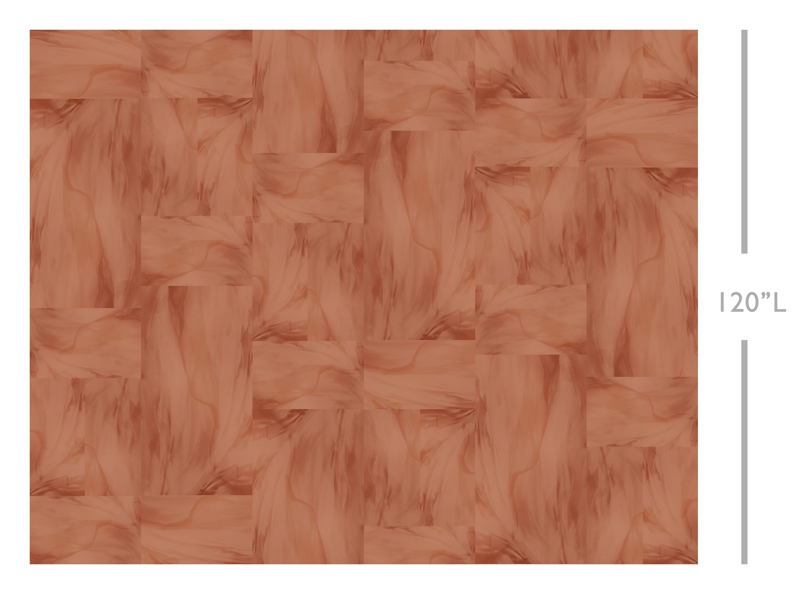 Tulle© Wallpaper in Clay
