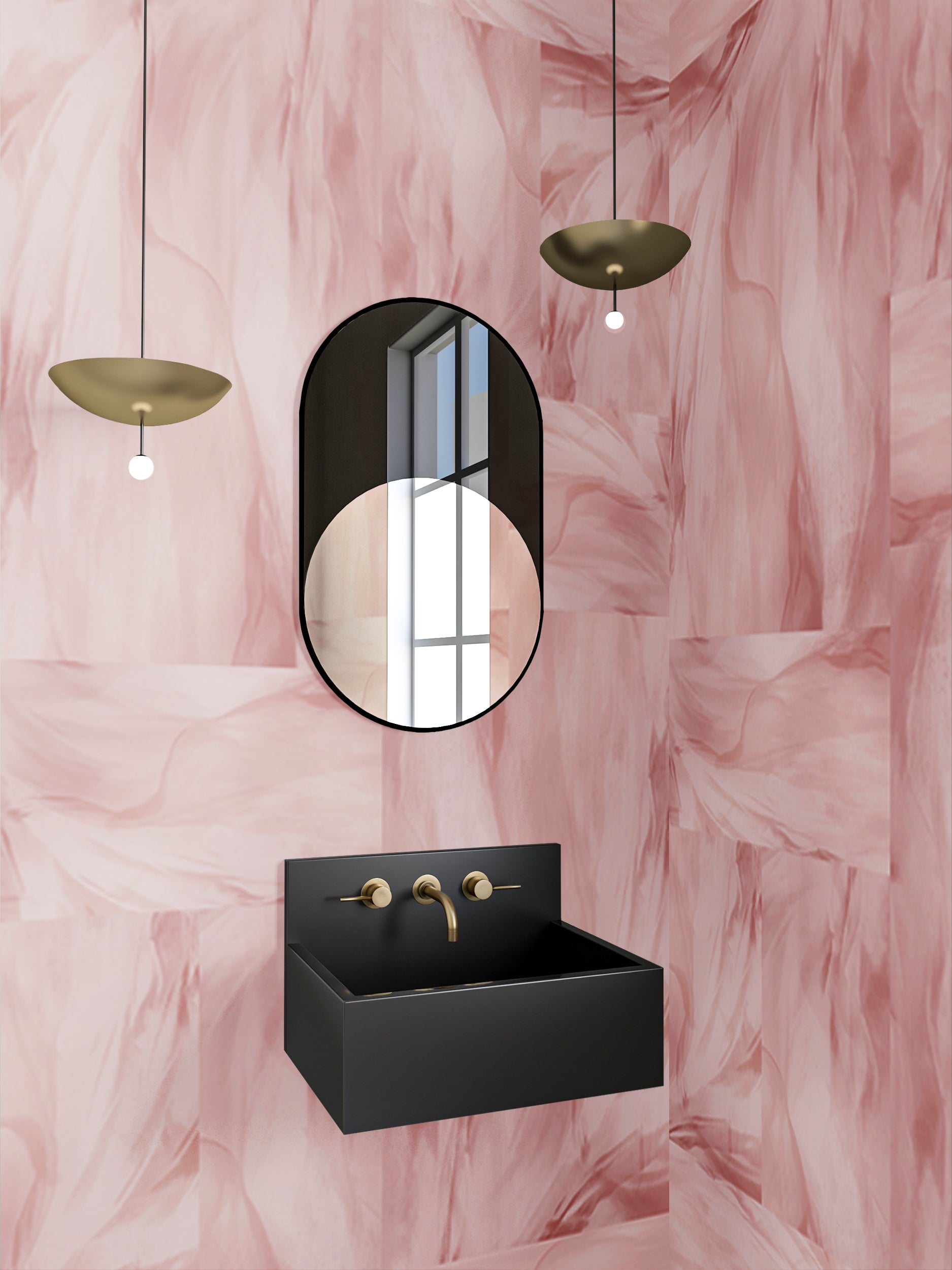 Tulle© Wallpaper in Blush