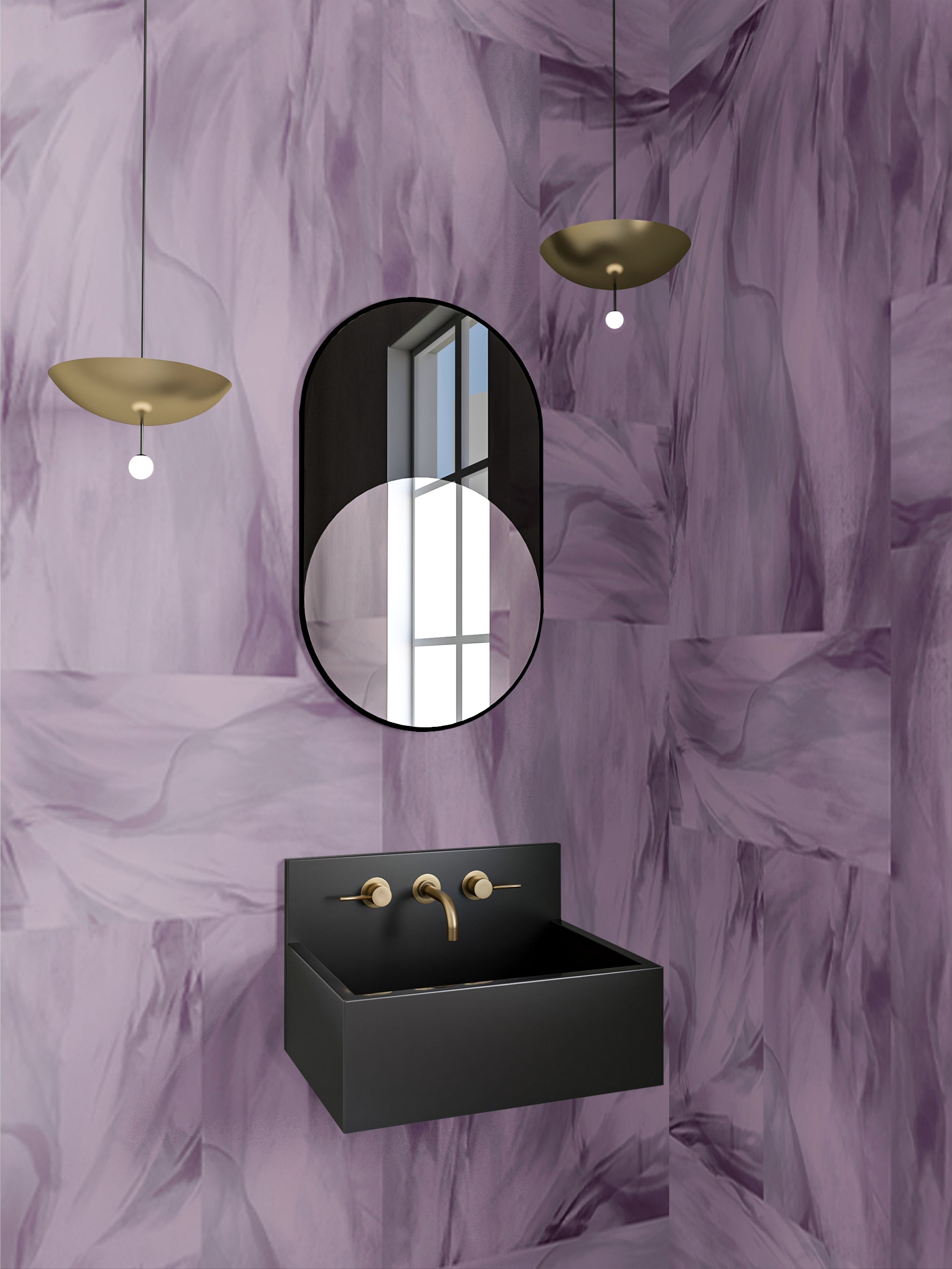 Tulle© Wallpaper in Purple