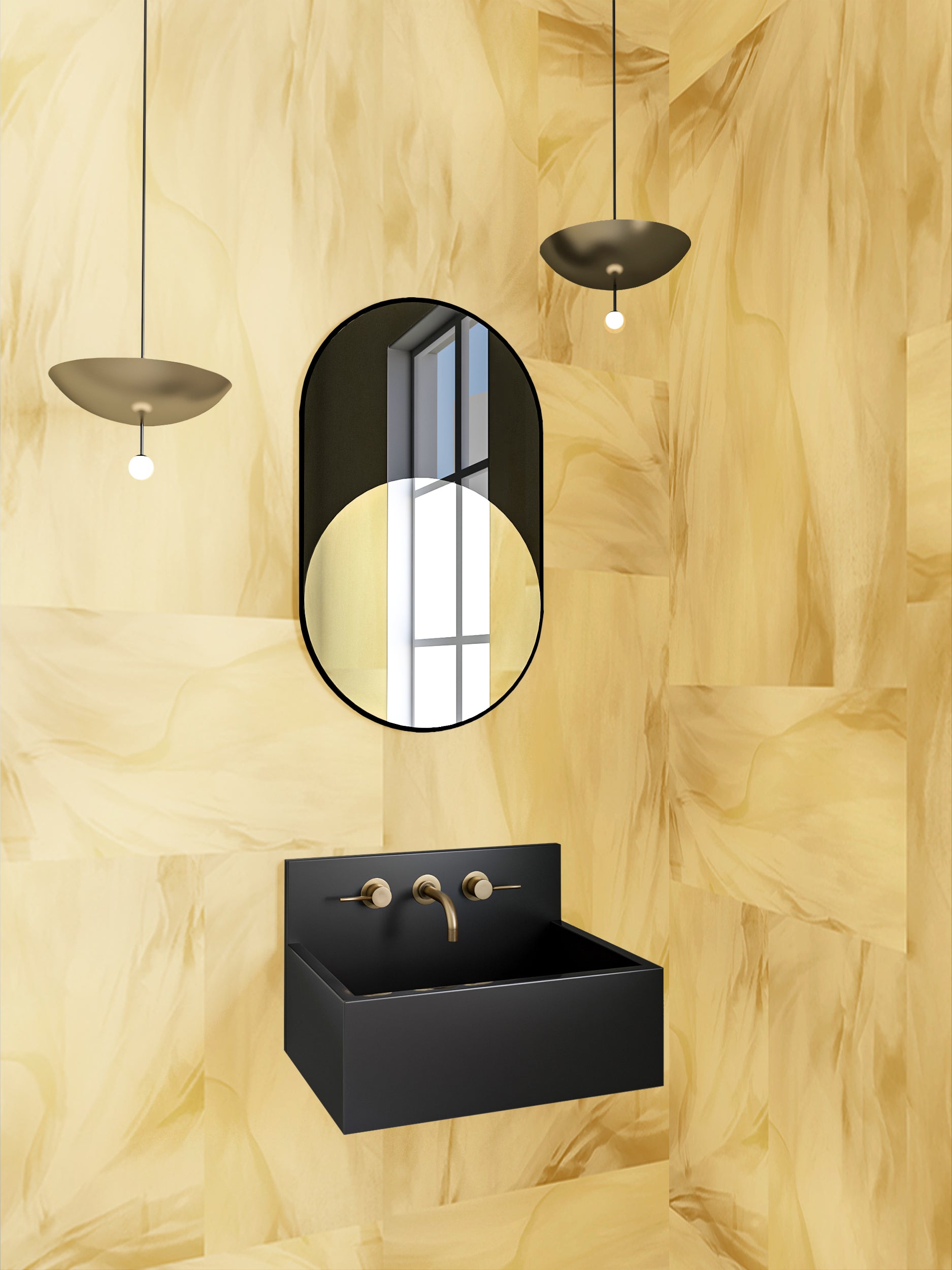 Tulle© Wallpaper in Yellow