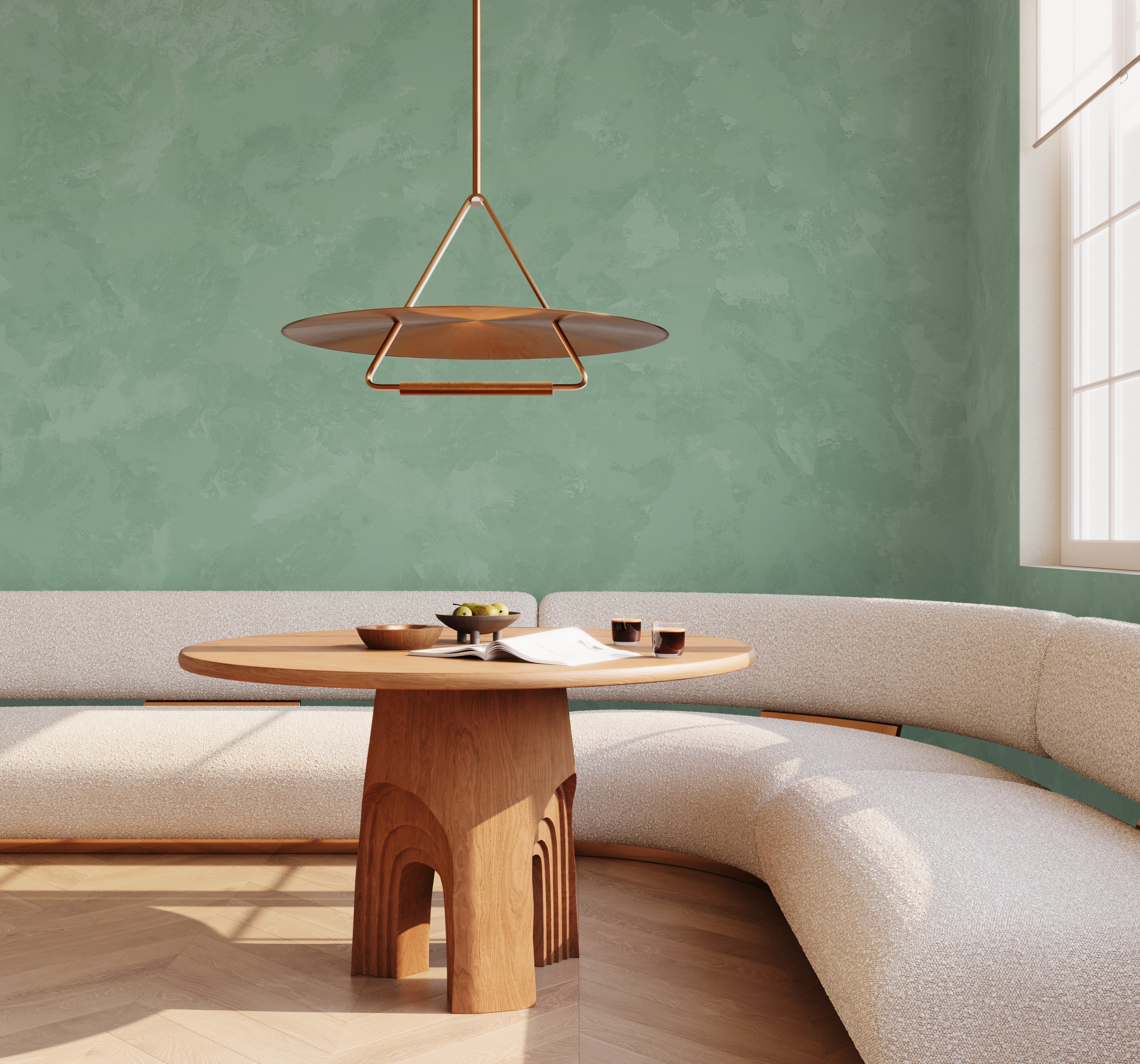 Venetian© Mural Wallpaper in Verde
