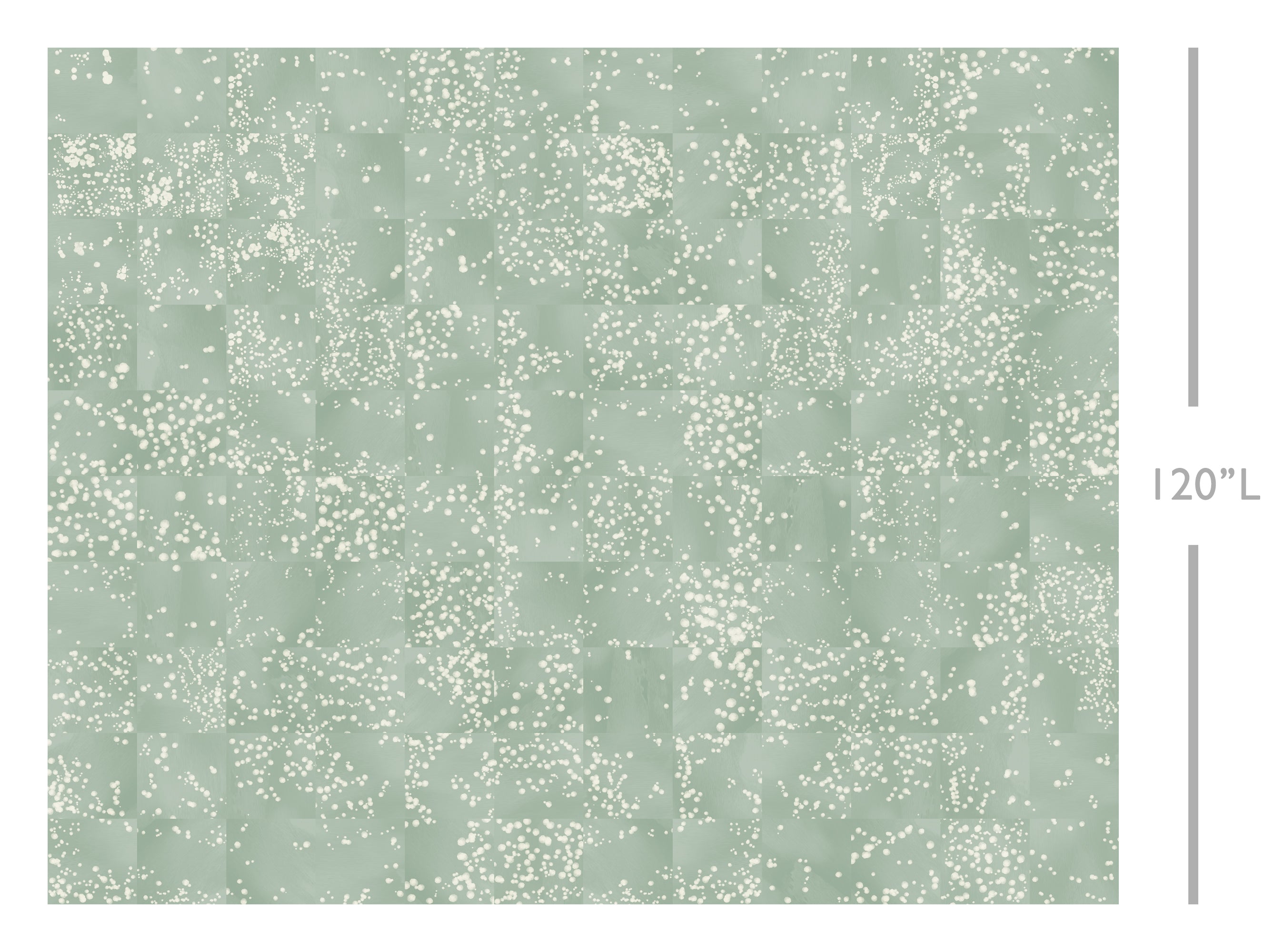 Wild Tile© Wallpaper in Aloe