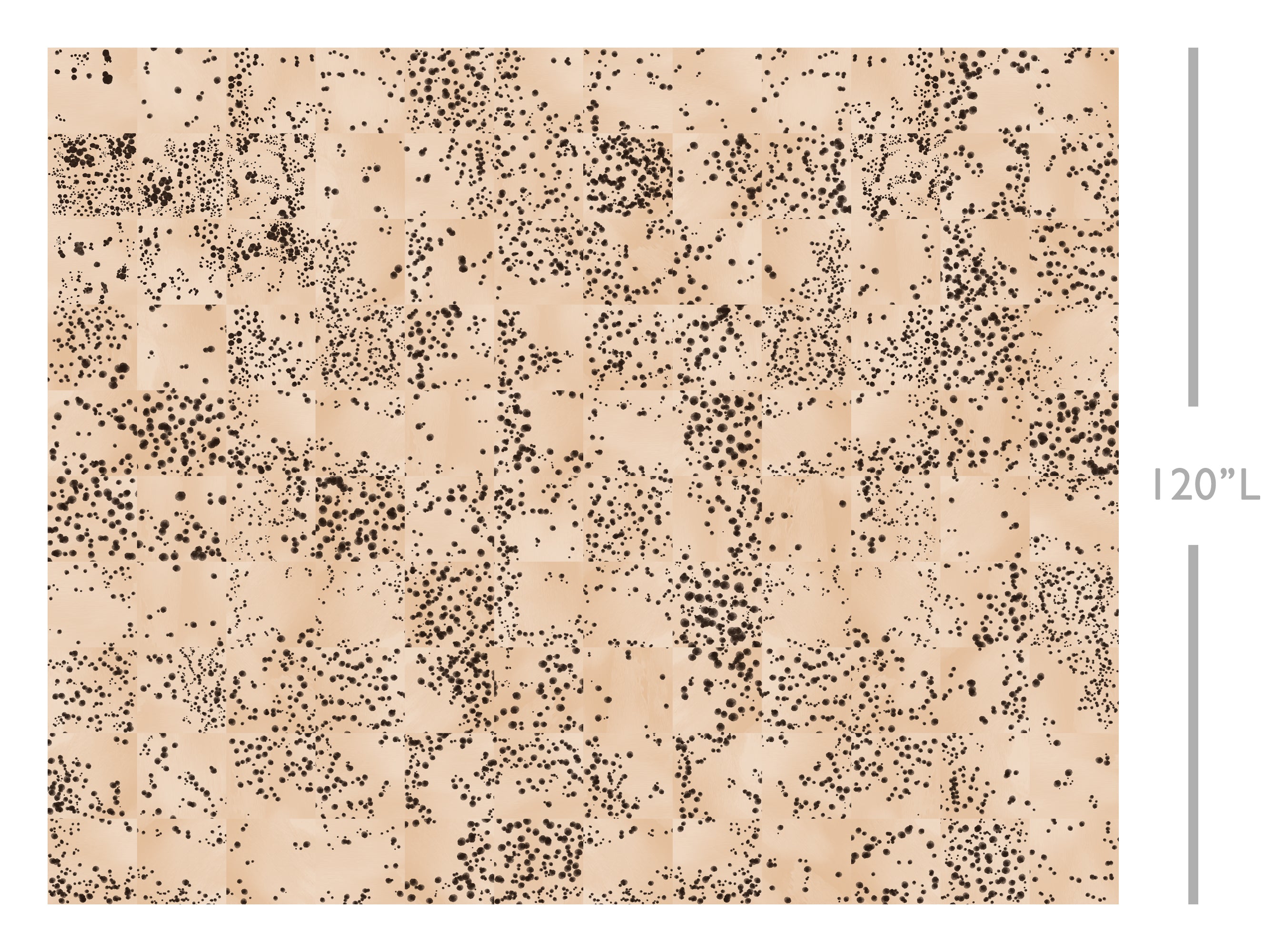 Wild Tile© Wallpaper in Buff