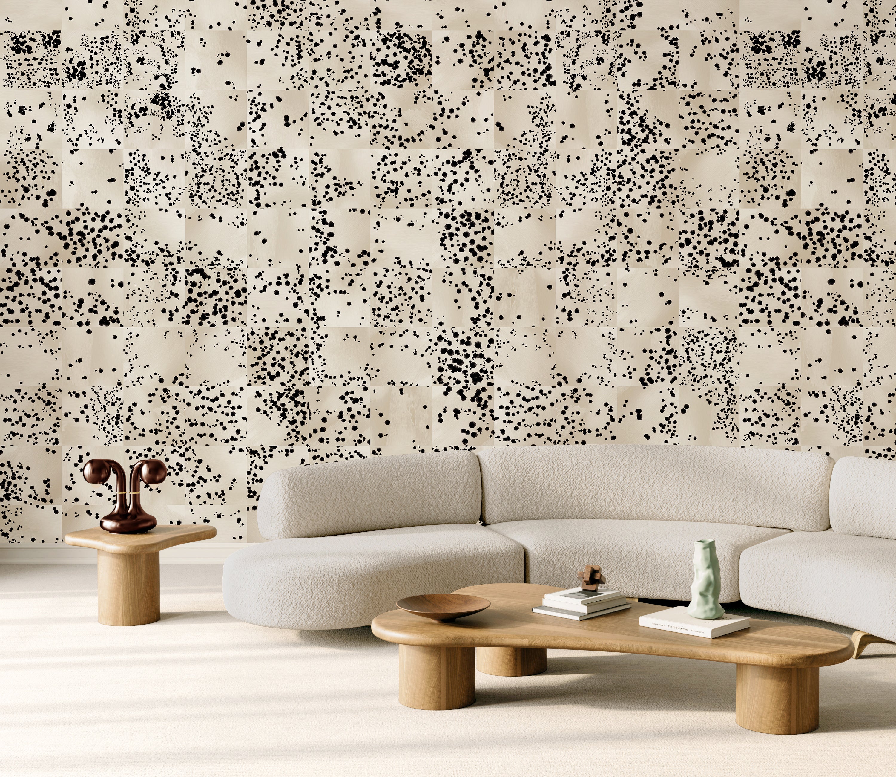 Wild Tile© Wallpaper in Domino